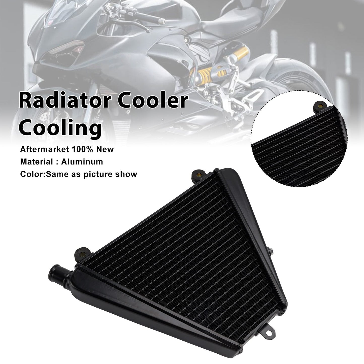 Radiator Cooler Cooling For Ducati Panigale V2 00-24 Streetfighter V2 22-24