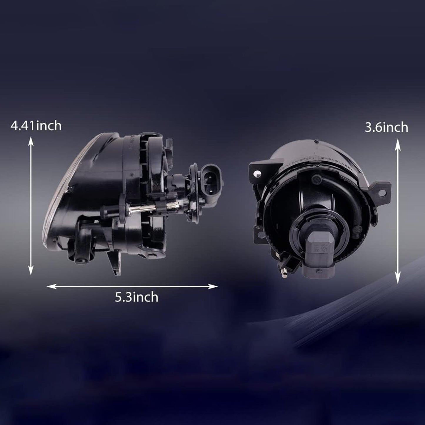 Pair Front Fog Light Lamps For Volkswagen GOLF MK5 GTI Version 2004-2009