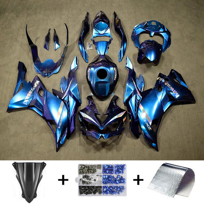 2019-2025 Kawasaki Ninja ZX-25R Amotopart Injection Fairing Kit Bodywork ABS #102