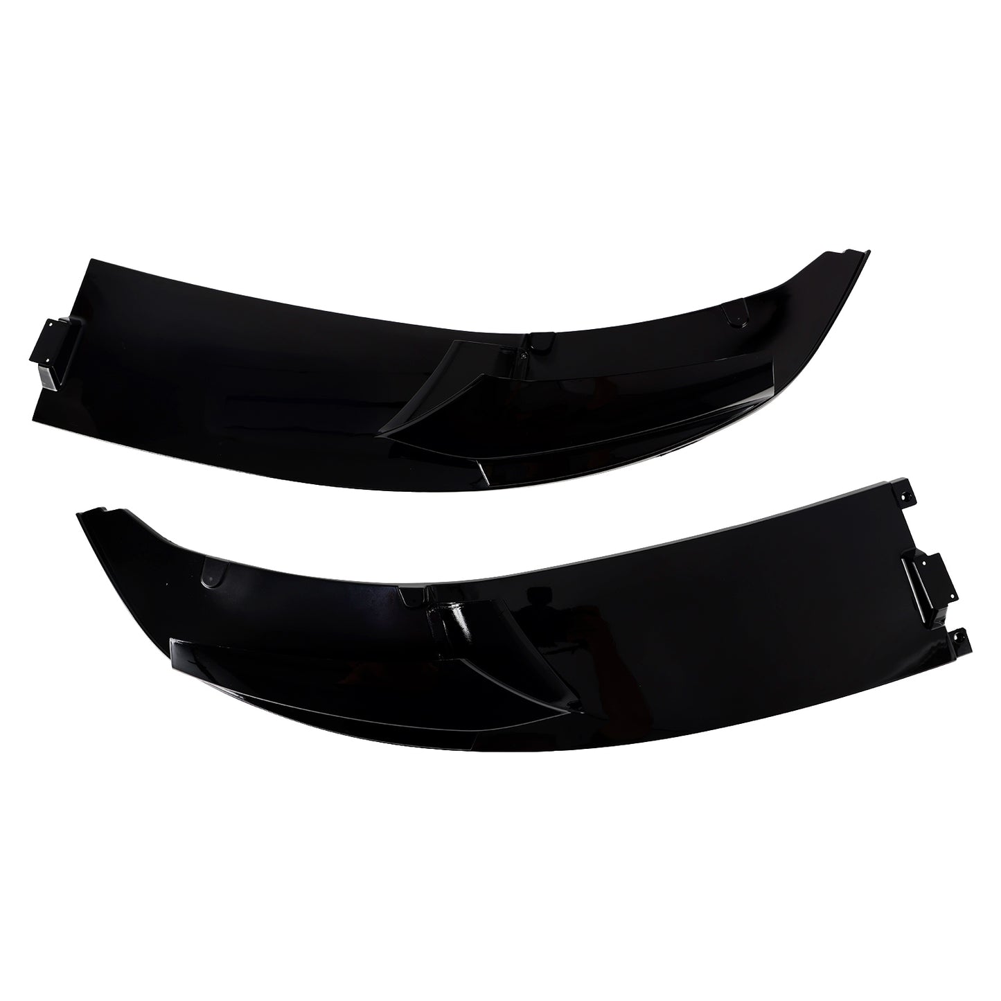 Gloss Black Front Splitter Lip Diffuser Fit BMW 5 Series F10 M Performance