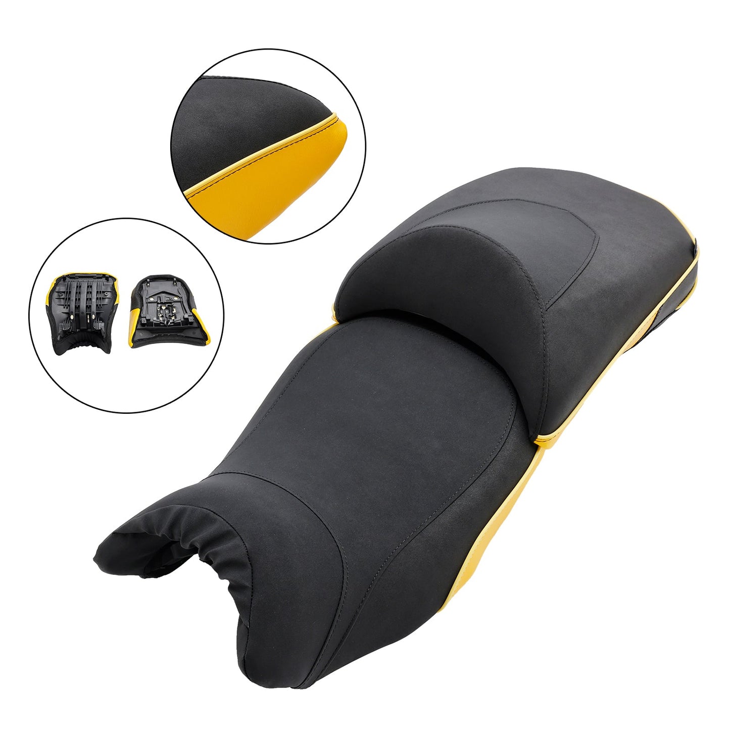 2014-2018 BMW R1200GS/GS ADV Rider Passenger Seat Front Rear Cushion Yellow