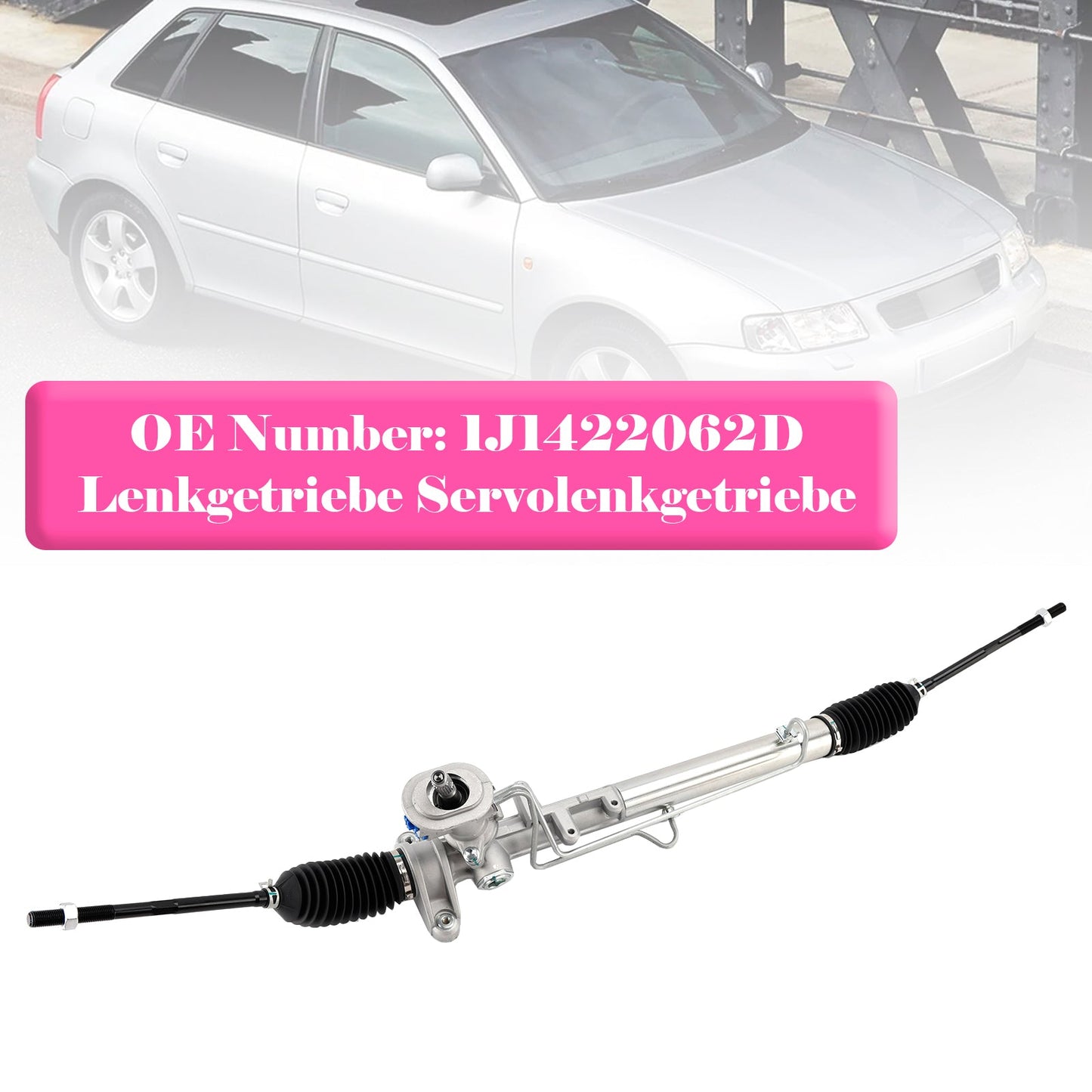 1998/10-2005/05 VW Bora 1J2 1.6L Petrol Diesel Power Steering Rack and Pinion 1J1422062D