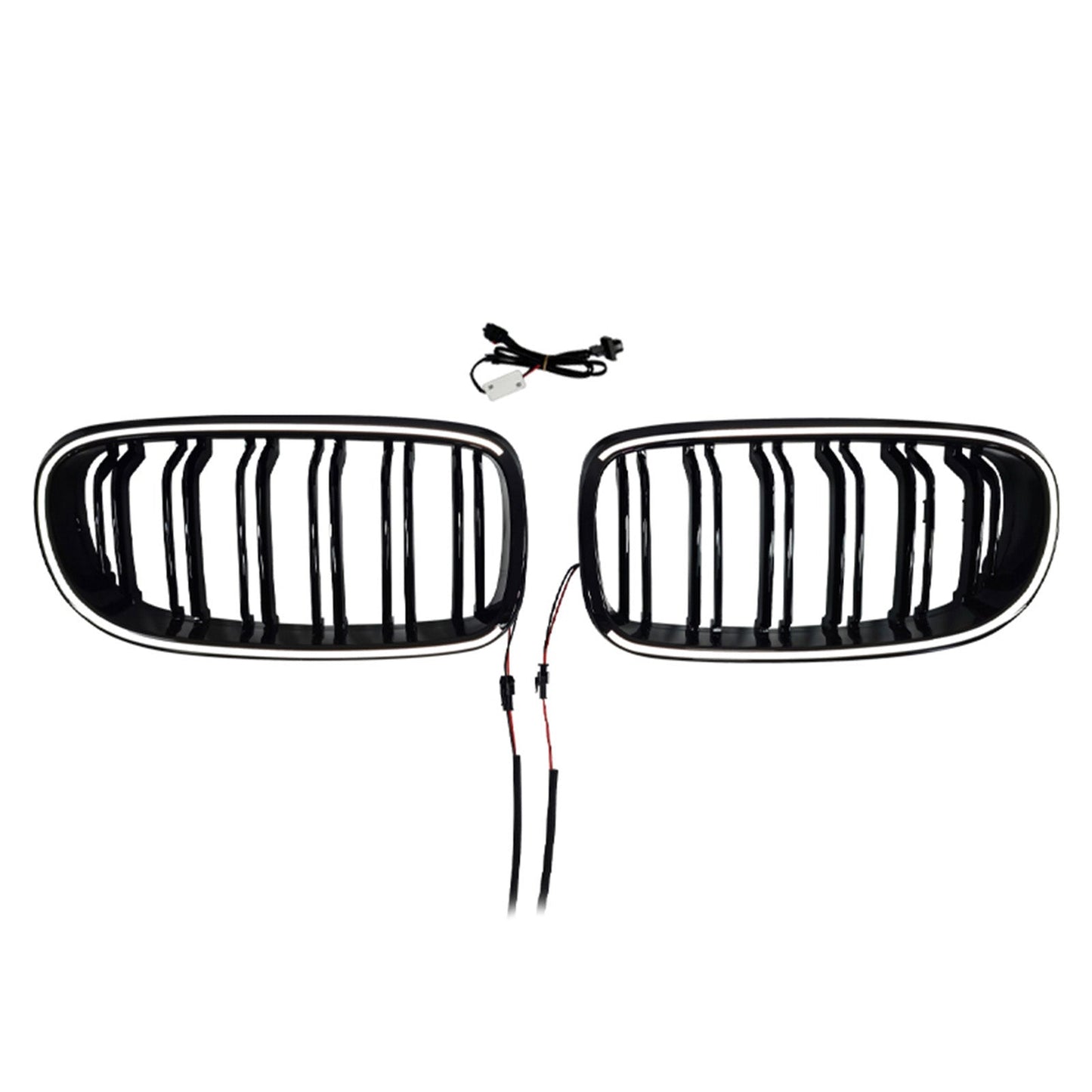 2009-2011 Fit BMW 3 Series E90/E91 LCI Double Rib Front Kidney Grill Grille
