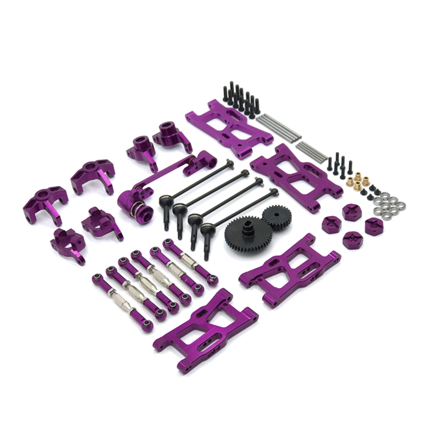 Metal 1/12 1/14 RC Car Upgrade Kits For Wltoys 144001 144002 124016 124017 124018