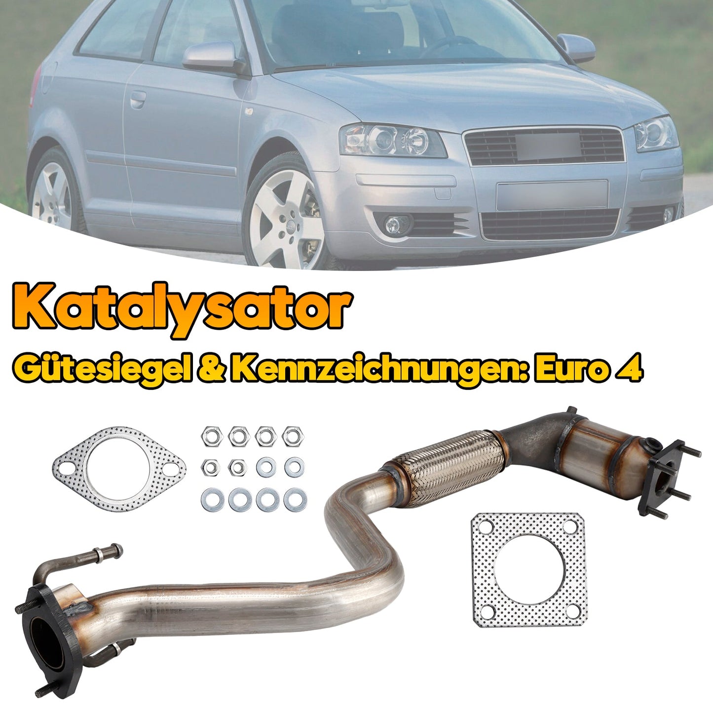 2005/07-2006/11 VW Golf Plus 521, 5M1 1.4 FSI 1390 ccm Catalytic Converter 1K0254303NX