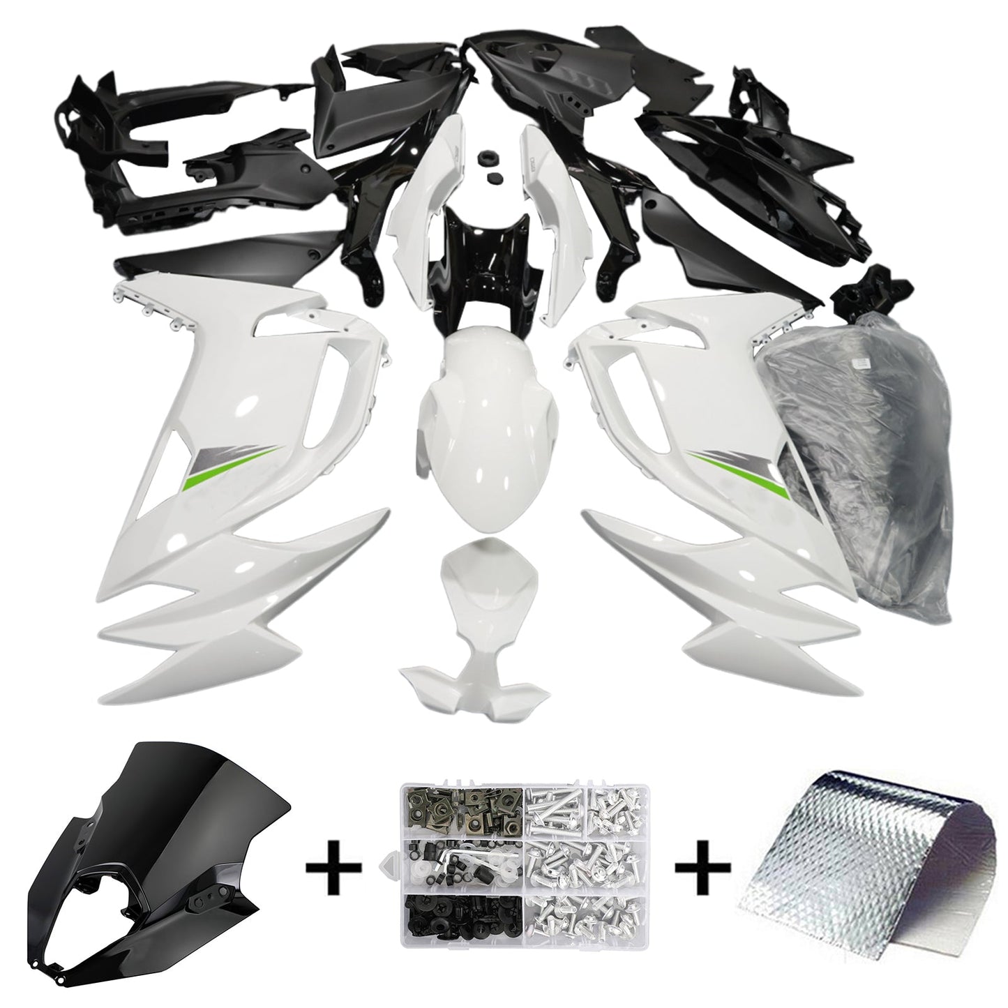 2020-2024 Kawasaki ER-6F Ninja650 Injection Fairing Kit Bodywork ABS #101