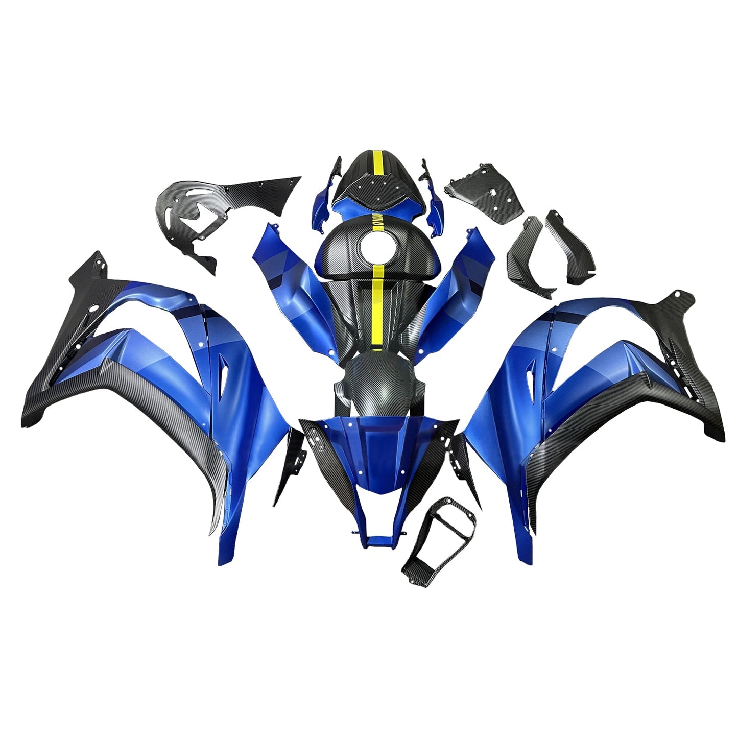 Injection Fairing Kit Bodywork Plastic ABS fit For Kawasaki ZX10R 2011-2015