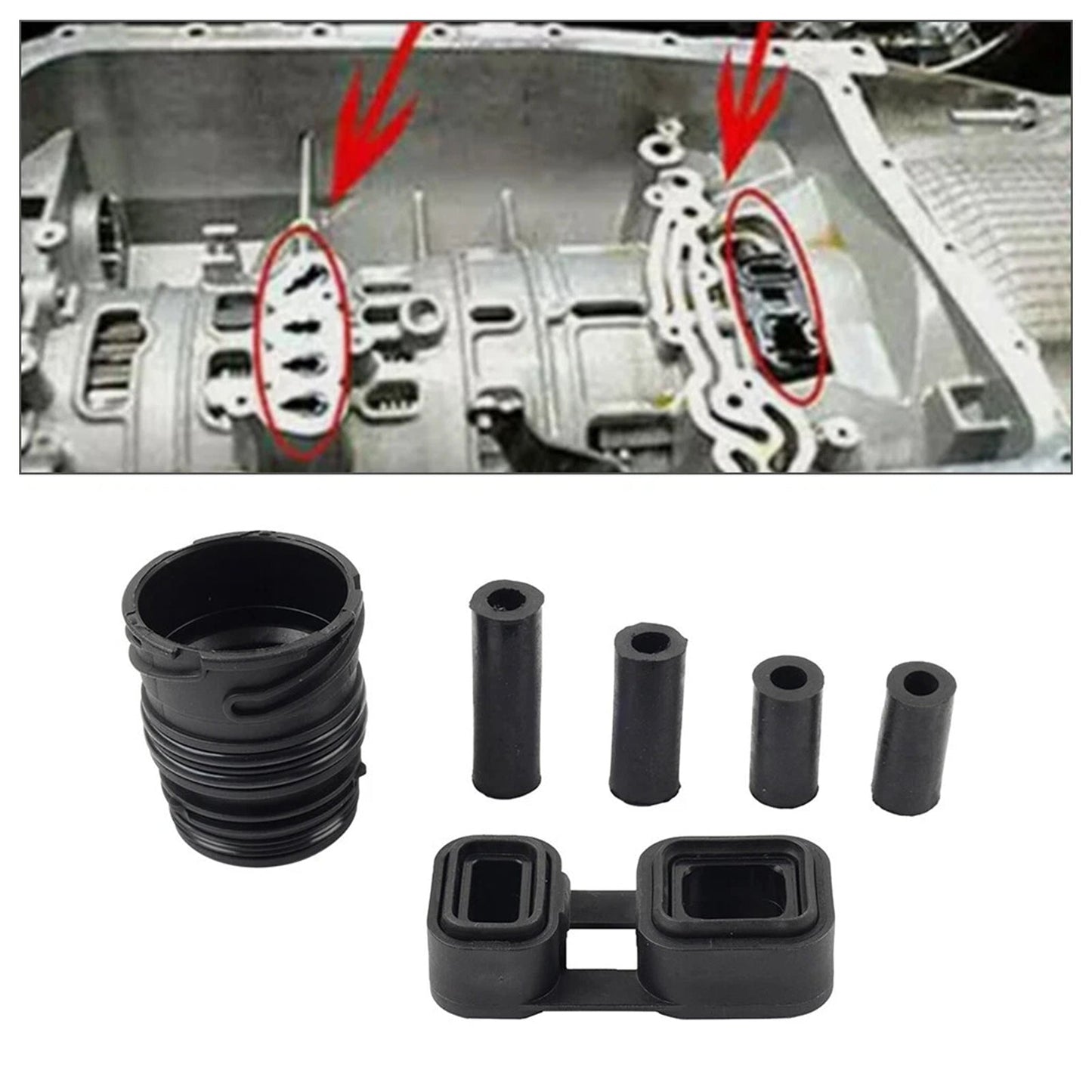 Automatic Gearbox Valve Body Adapter Seal Kit For BMW 6 speed 6HP26 28 32 34