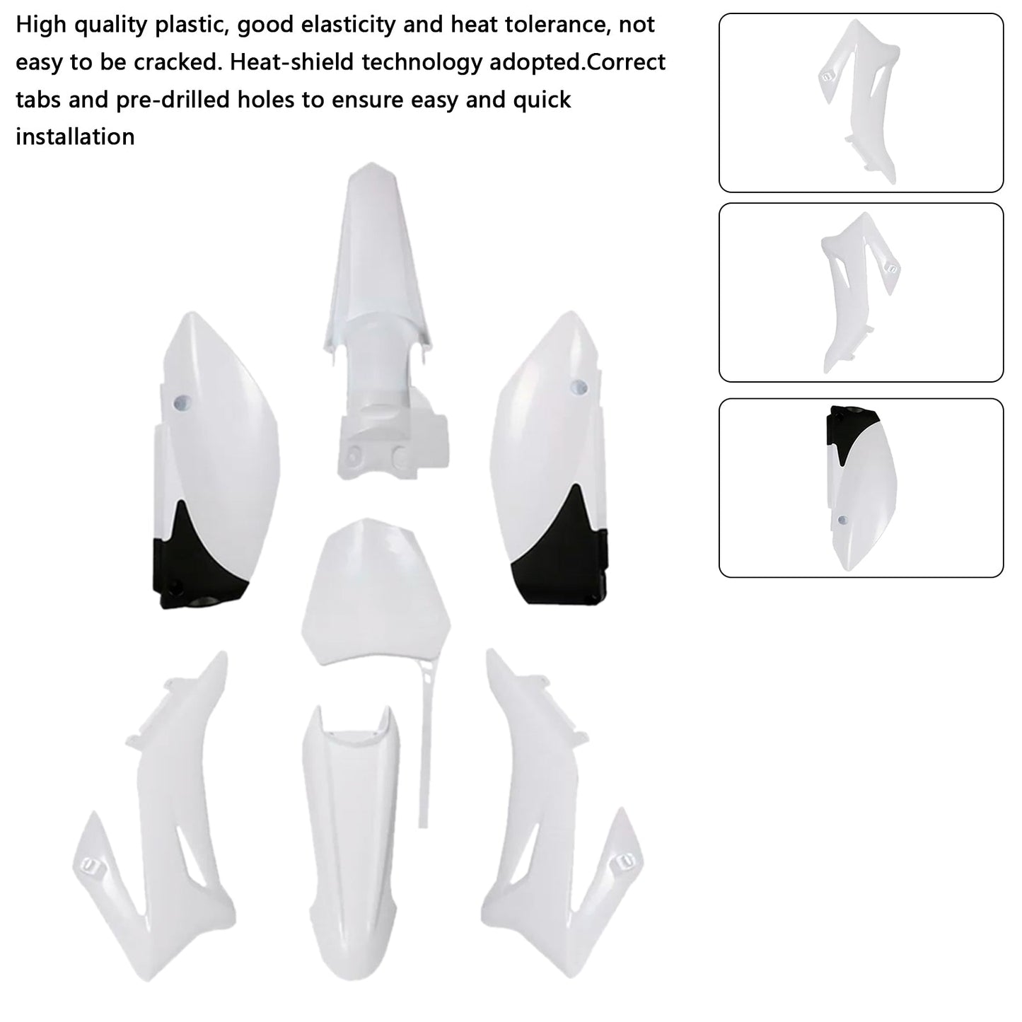 Yamaha TTR110 DIRT BIKE Body Plastic Kit Fender Fairing