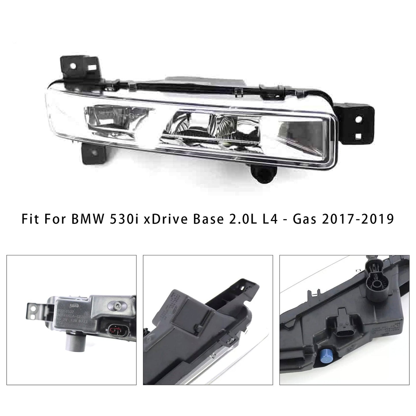 1 Pcs LED Front Right Fog Light For BMW 5 Series G30 G38 17-19 63177349132