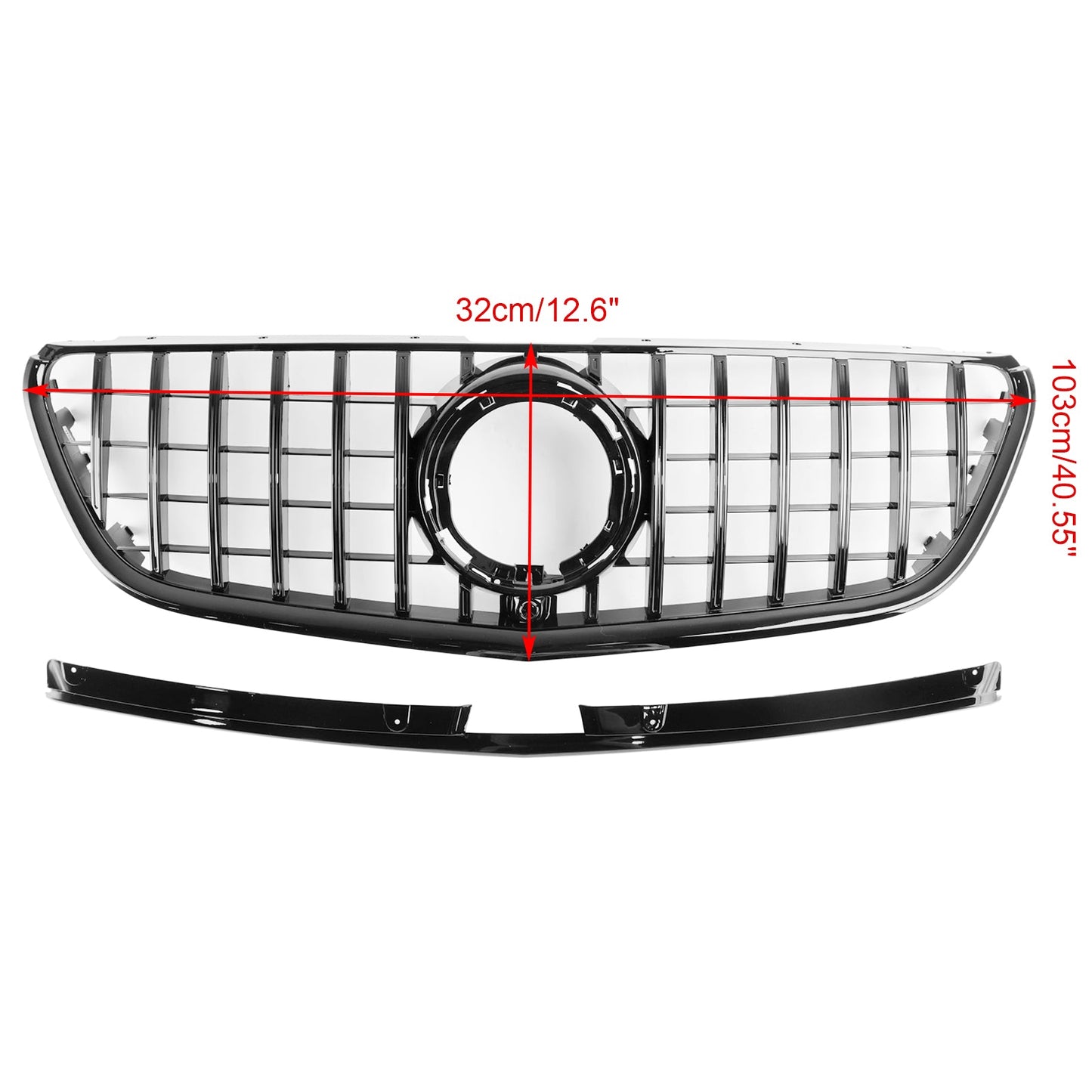 2020-2023 Facelift Mercedes benz vito W447 Black Front Grille Grill