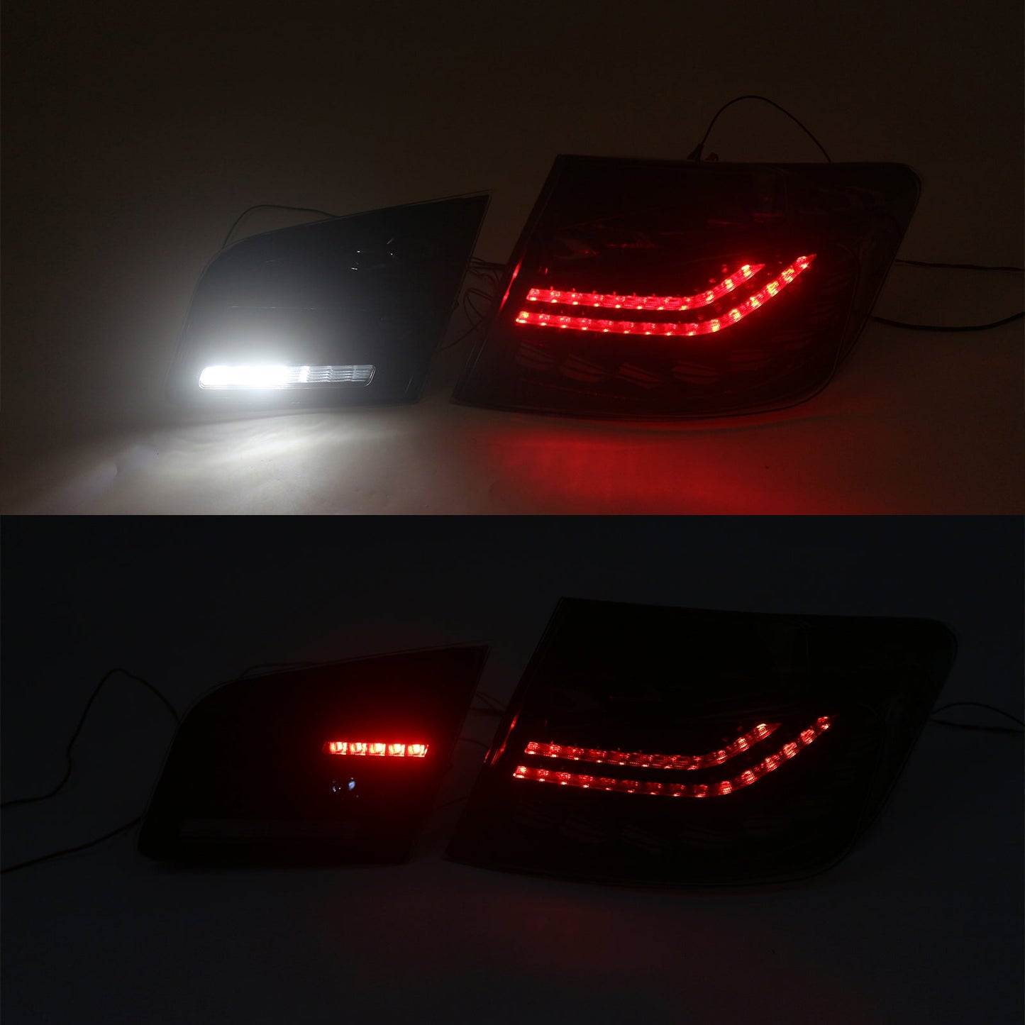 2010-2016 BMW 6th Gen 5-Series5F10 F18 M5 L&R Smoked LED Tail Lights Rear Lamp Assembly