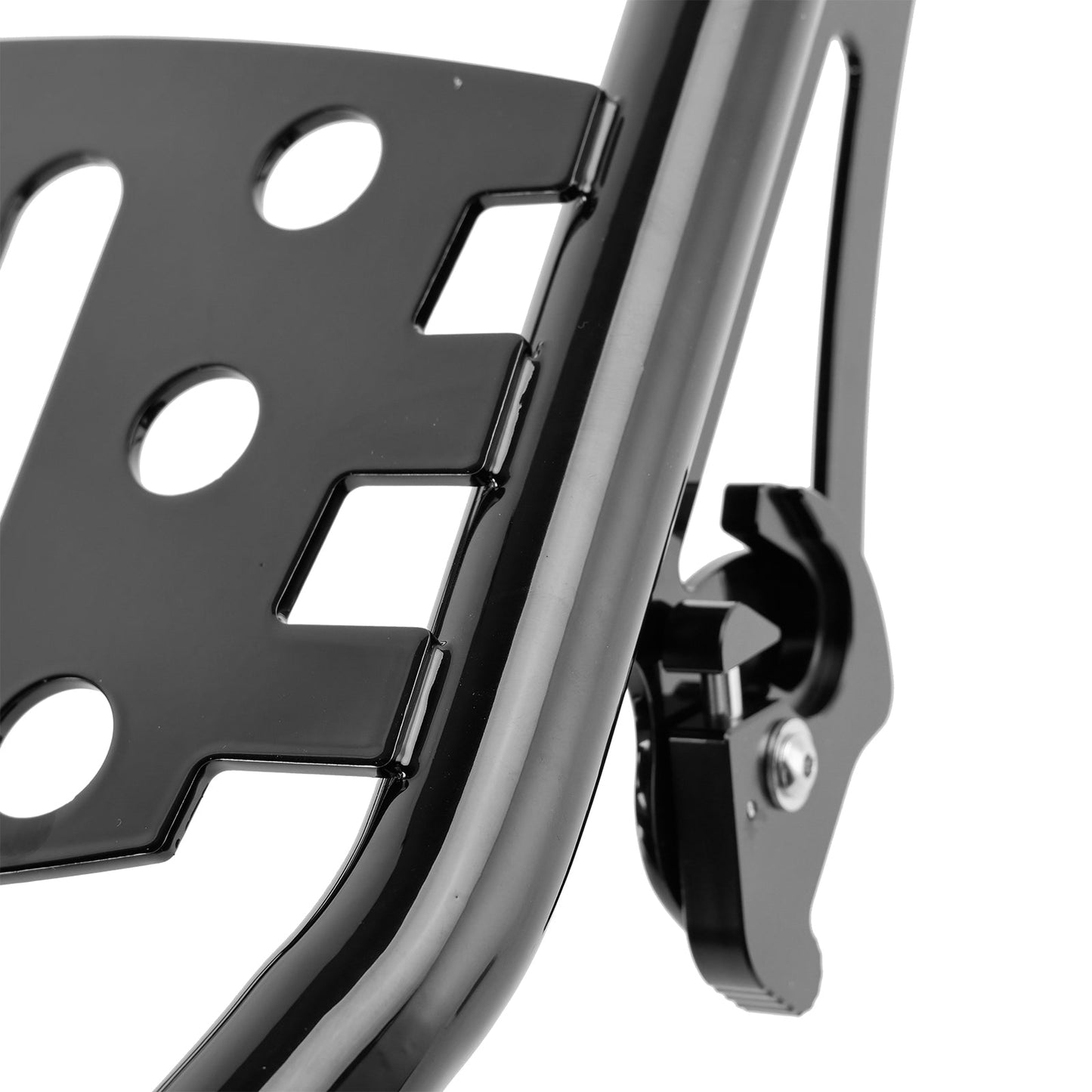 2009-2013 Electra Glide Classic FLHTC/I Removable Luggage Rack Glossy Black