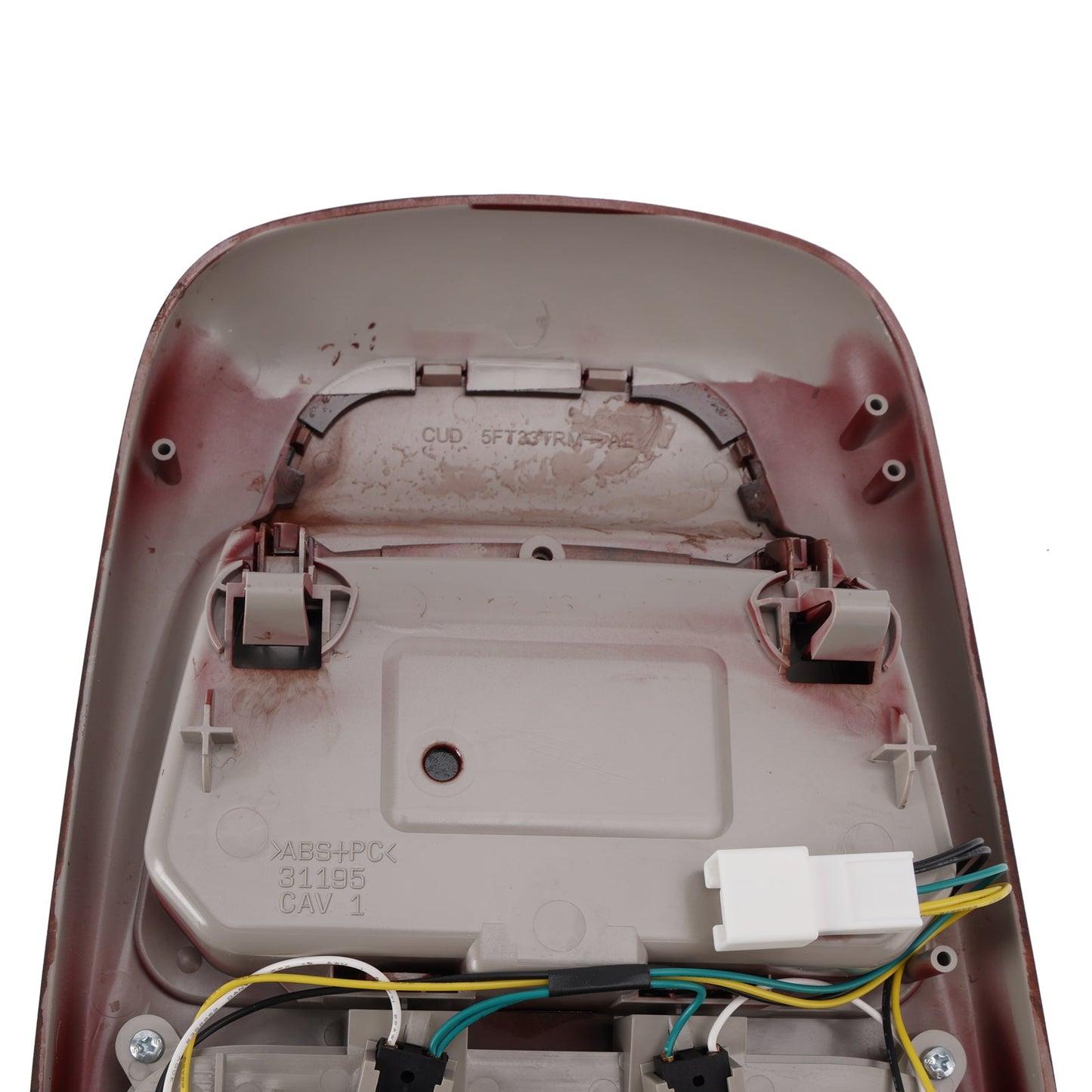 1998-2002 Dodge Ram 3500 Front LED Overhead Console Peach wood SN94TL2AA 5013618AA