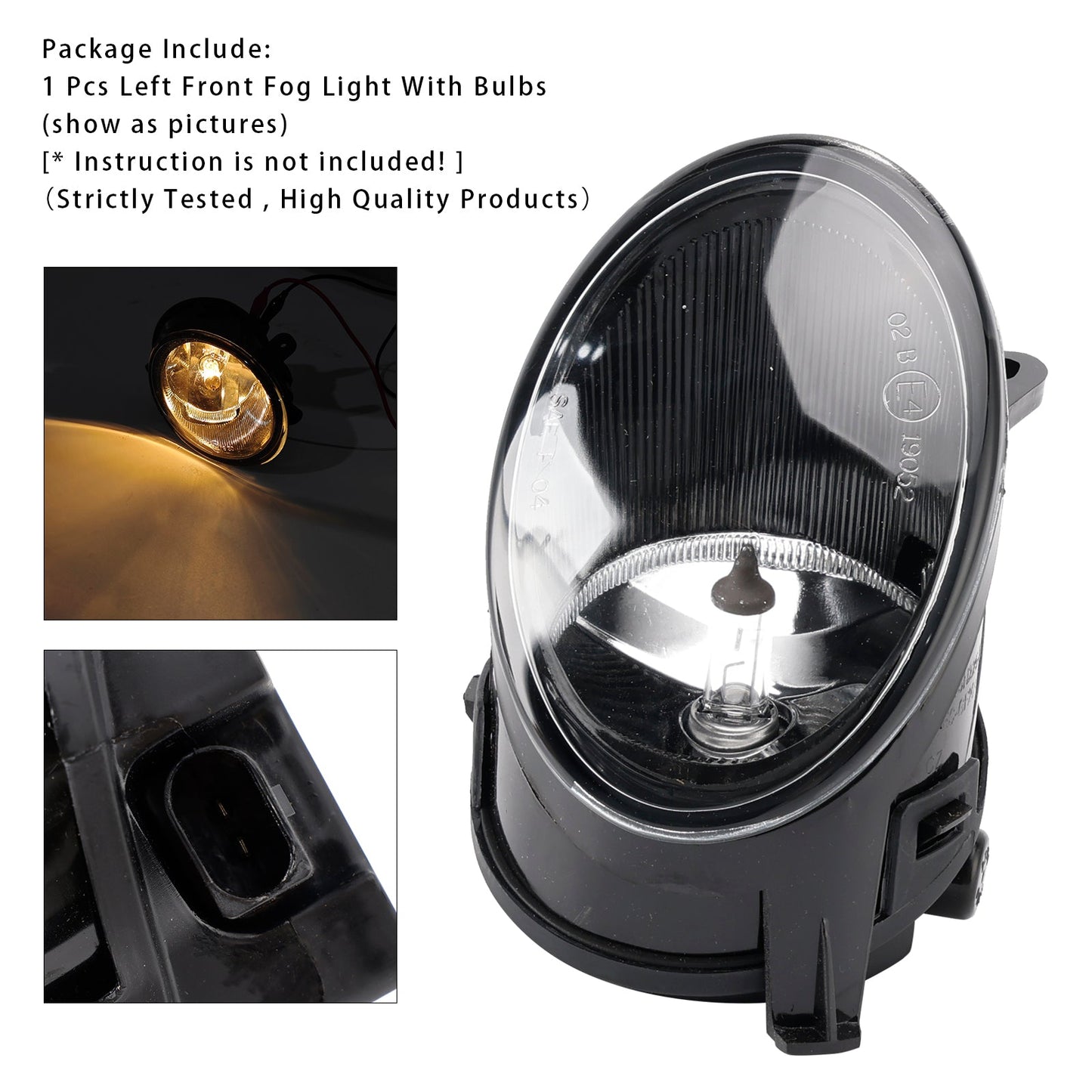 2005 2006 2007 2008 Audi A6 C6 1 Pcs Left Front Bumper Fog Light