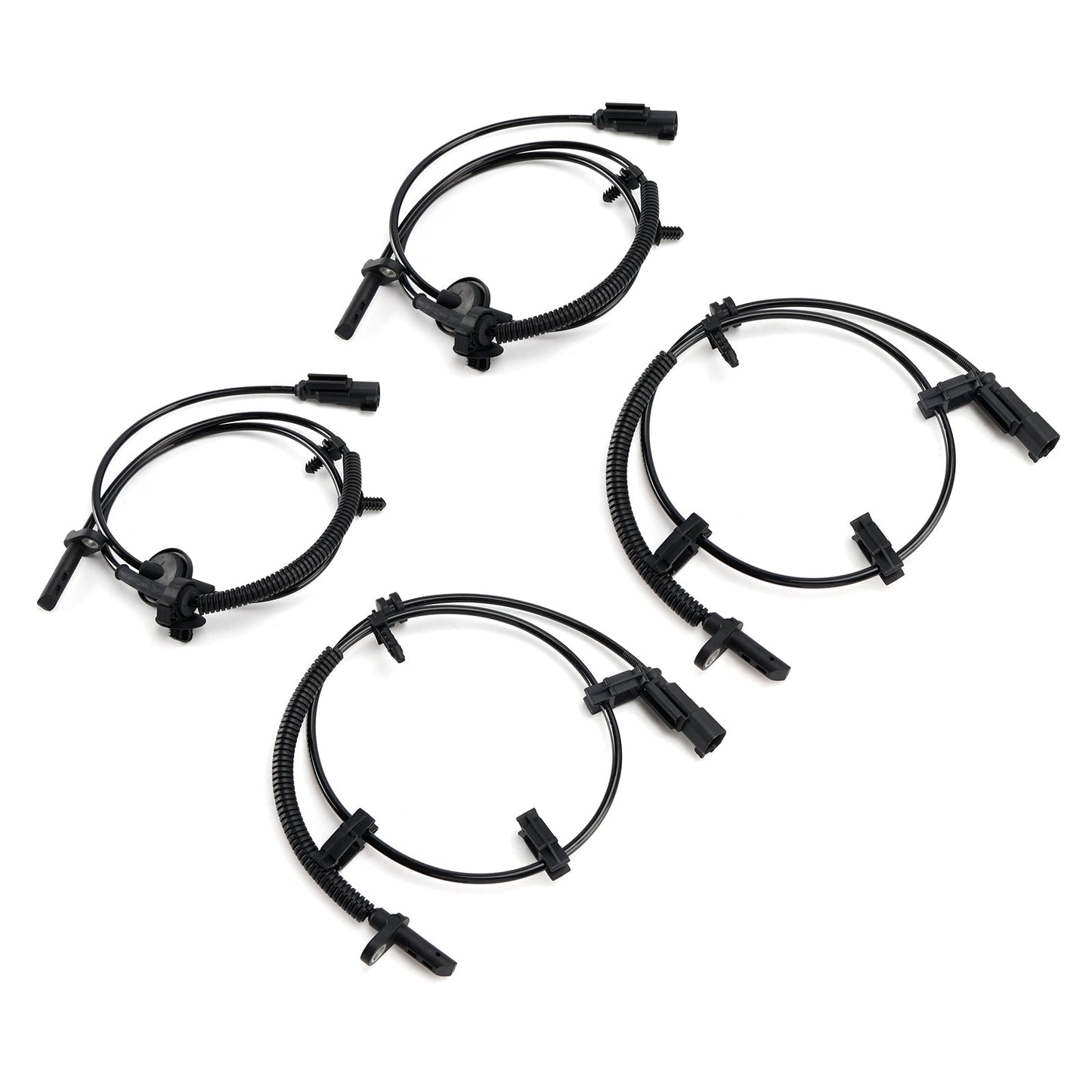 4PCS Front&Rear Side ABS Wheel Speed Sensor For Chevy Traverse 3.6L 2009-2017