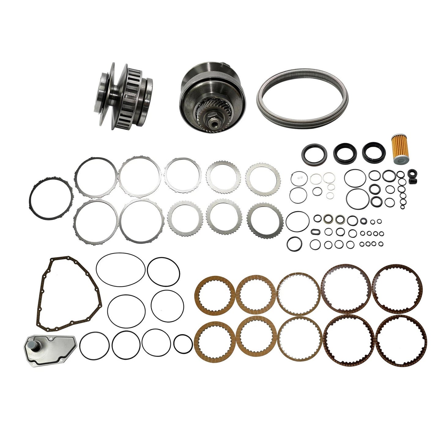 2013-2015 Nissan LIVINA GENESIS L4 1.5L 1.6L Transmission Master Rebuild Kit & Pulley Set W/ Belt JF015E RE0F11A