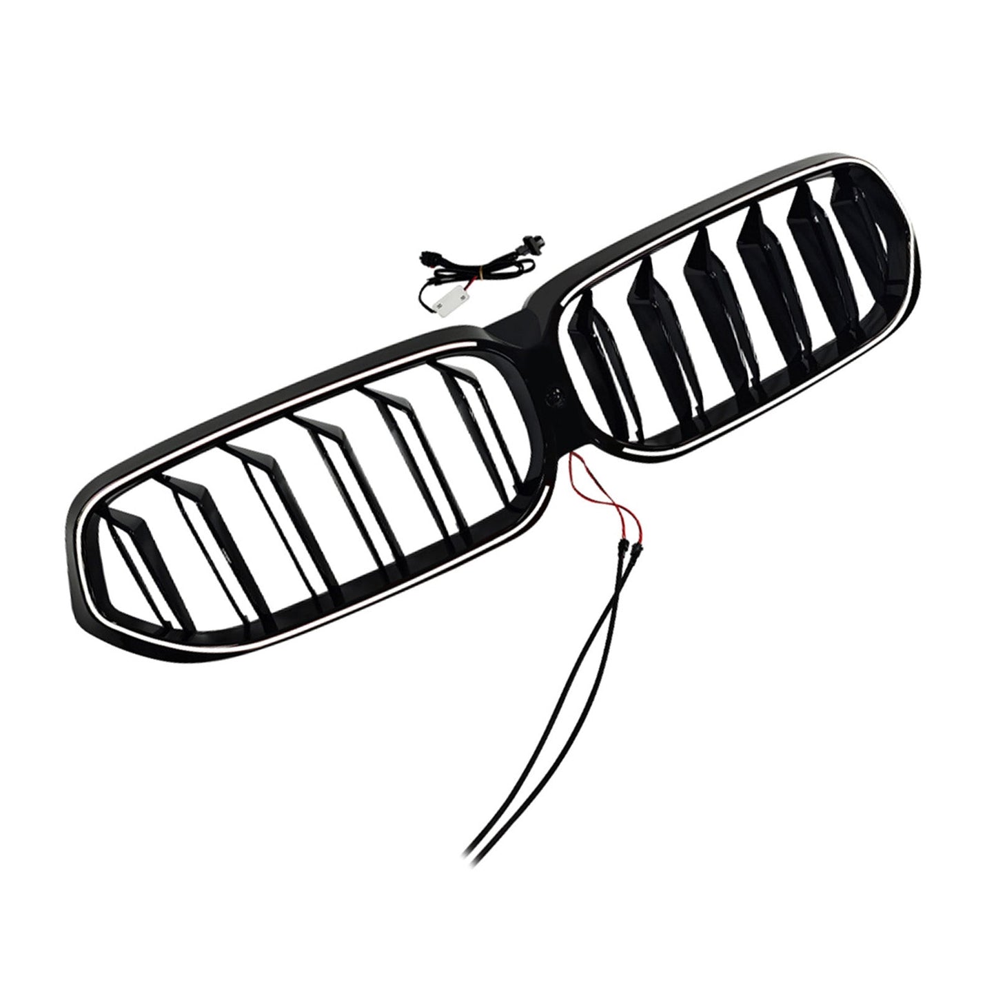 2020-2025 Fit BMW 6 Series G32 Double Slat Black Front Kidney Grille Grill
