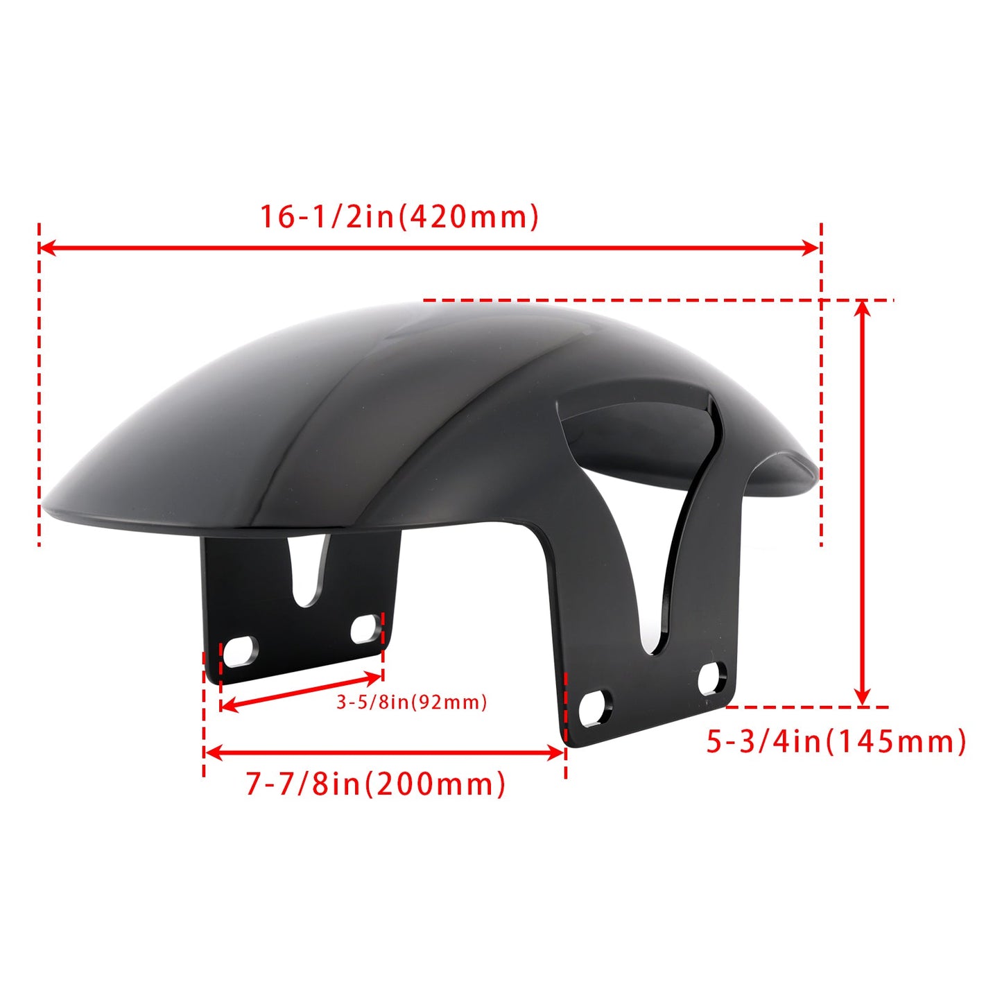 2018-2024 Harley-Davidson M8 Softail Fatboy Short ABS Front Fender