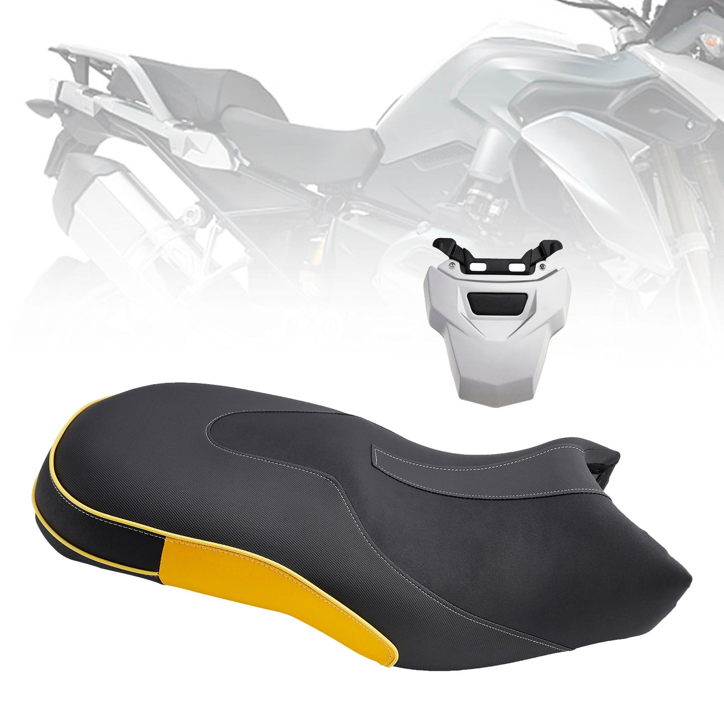 2018-2023 BMW R1250GS/ADV Replace Front Rear Driver Passenger Seat Yellow