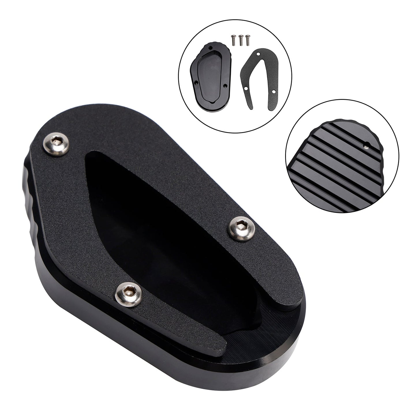 Kickstand Enlarge Plate Pad fit for Bonneville T100 Street Scrambler 900 2018-2023