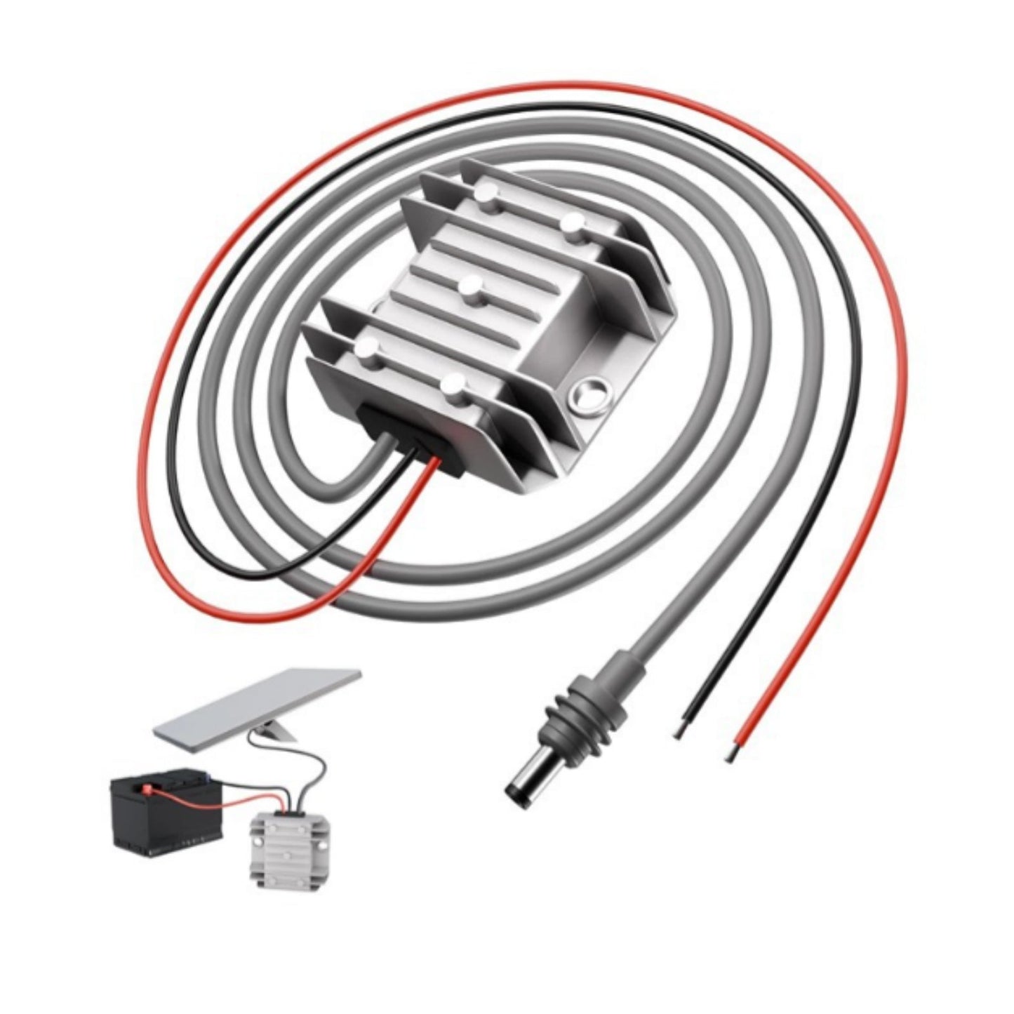 Mini Step Up Power Converter DC Power Cable 12V/24V to 30V 3.5A 105W