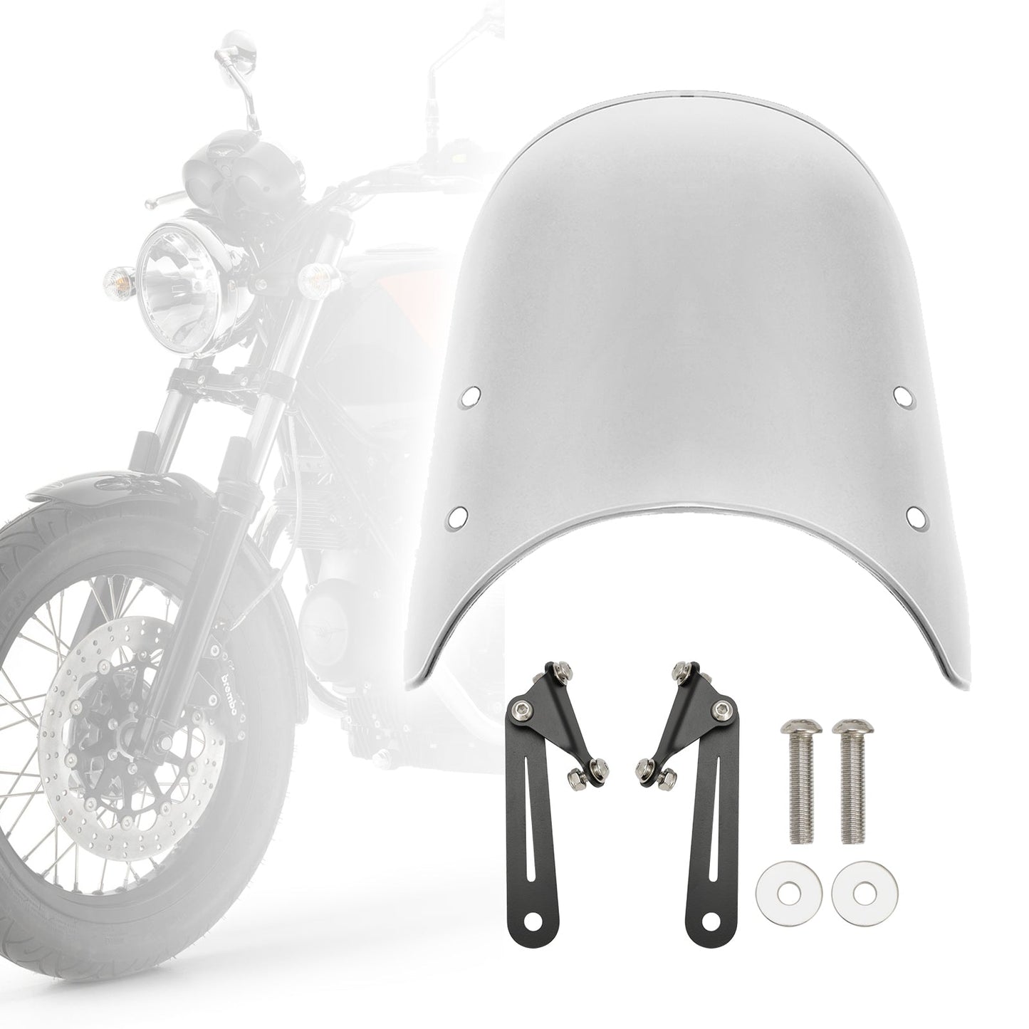 Windshield WindScreen fit for Scrambler 1200 XC XE 19-23 Street Twin 900 16-23