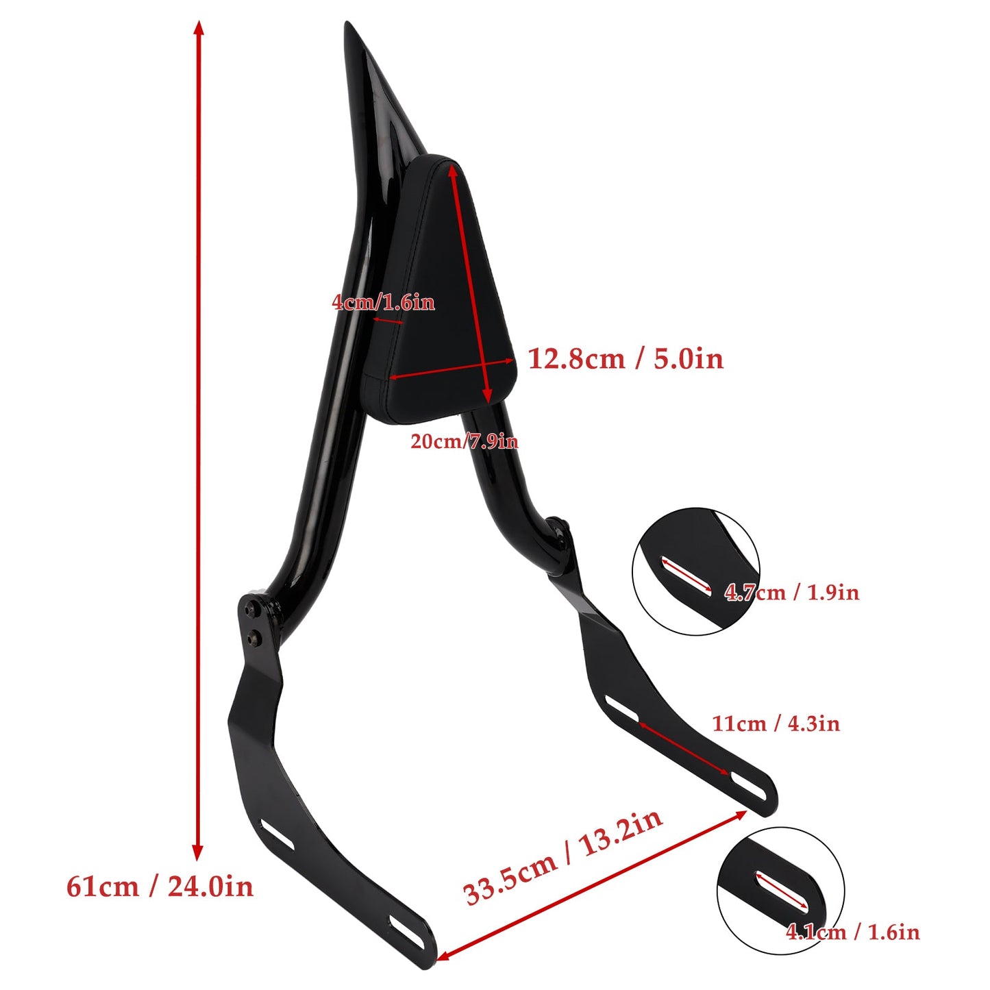 2021-2024 Honda CM1100 Passenger Sissy Bar Backrest