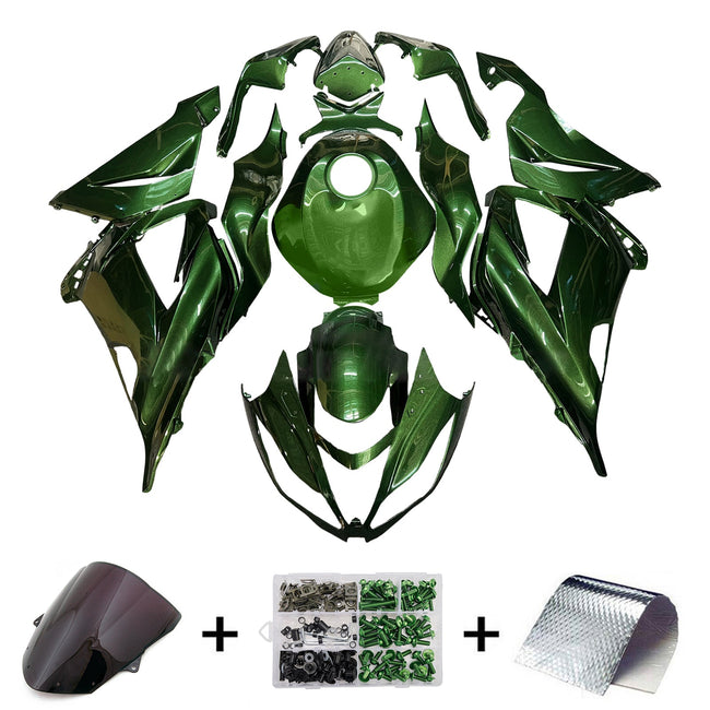 Injection Fairing Kit Bodywork Plastic ABS fit For Kawasaki ZX6R 636 2013-2018