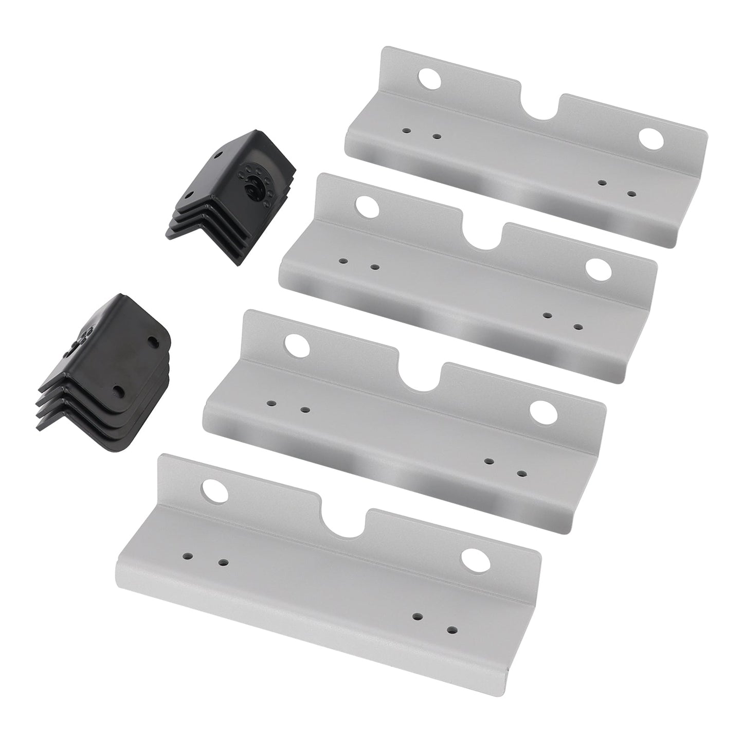 12x Seat Mounting Reinforcement Plates/Brackets For VW T5 T6 2 + 1 Rear Seats