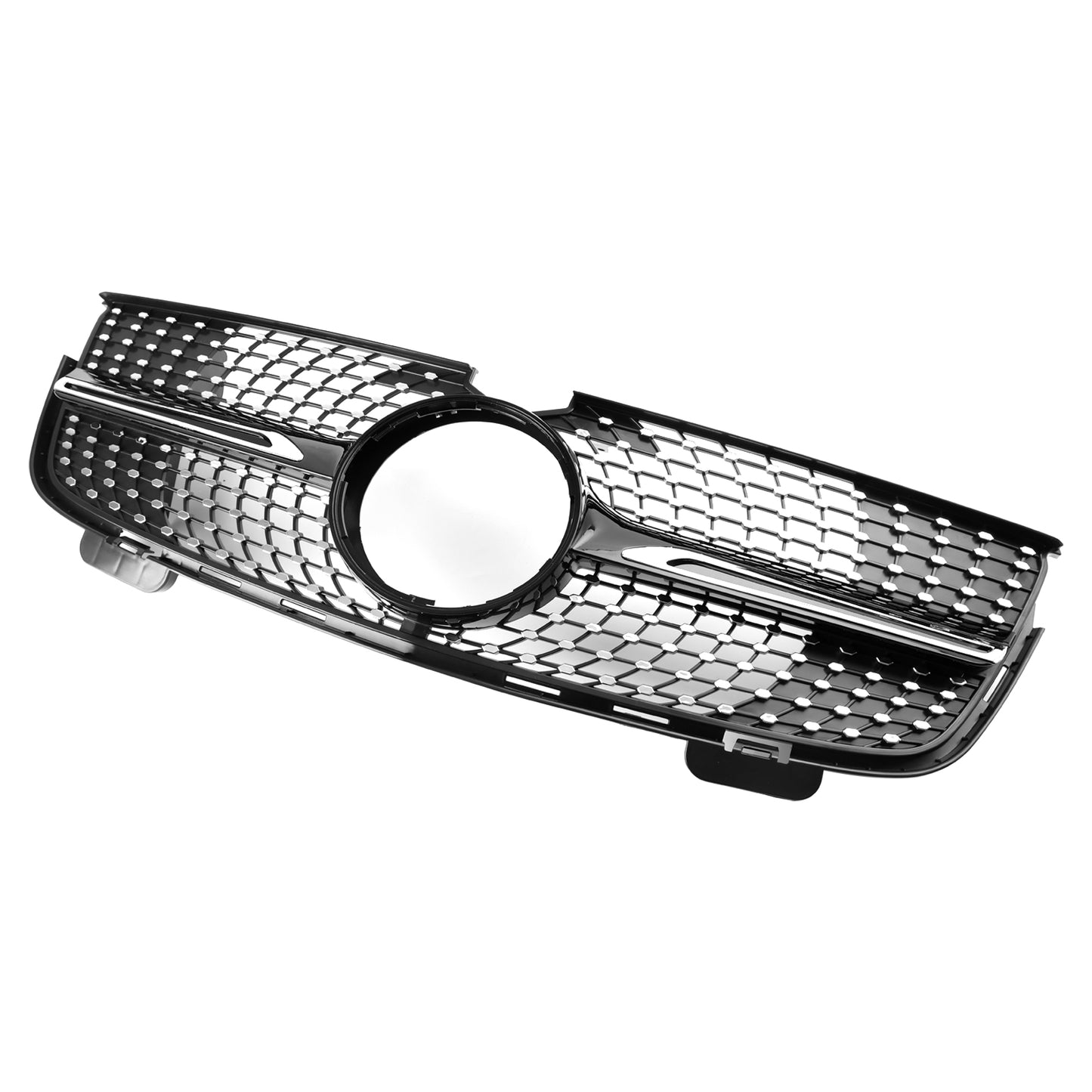 Diamonds Front Bumper Grille Fit Mercedes Benz GL-Class X164 2007-2009 Chrome