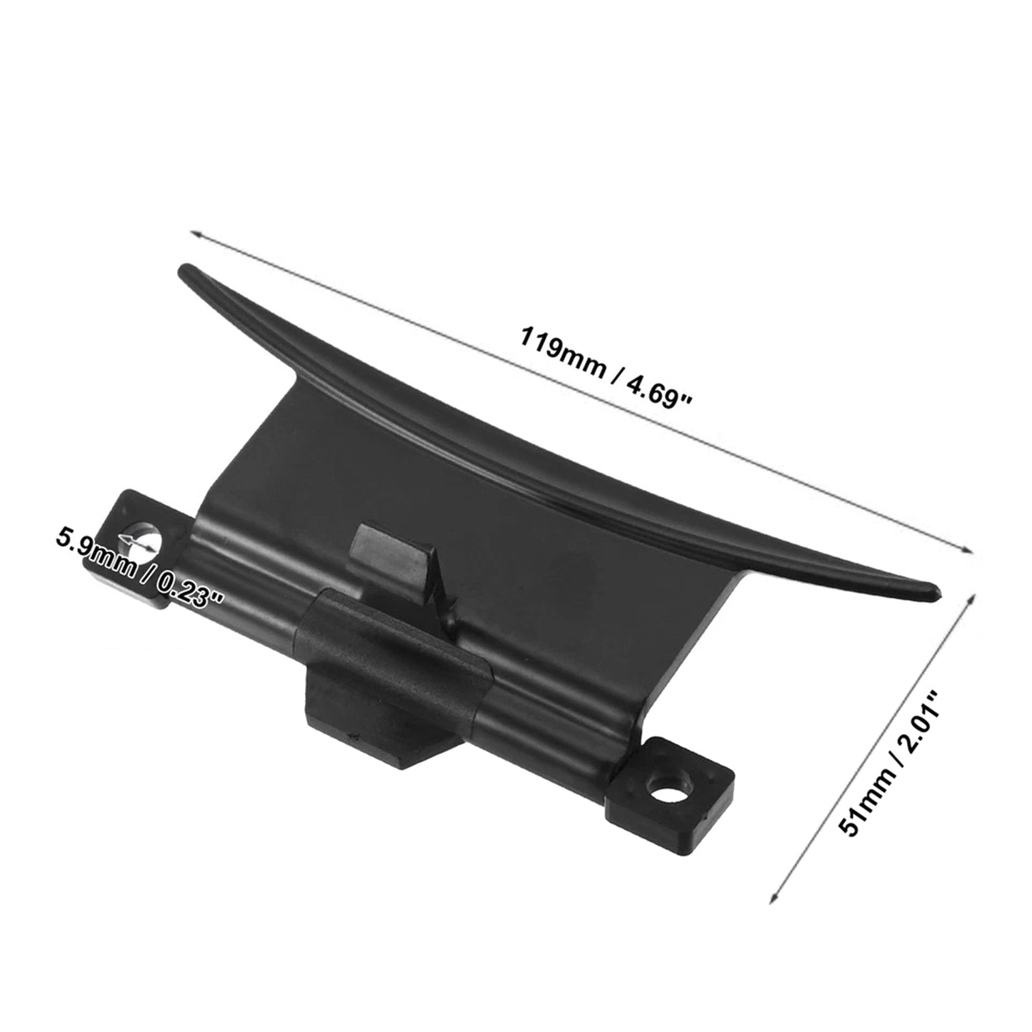 Black Centre Console Armrest Lid Latch For Chevy Impala 2006-2013 19124205