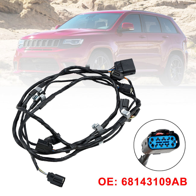 2014-2015 Jeep Grand Cherokee Front Fascia Wiring Harnes 68143109AB