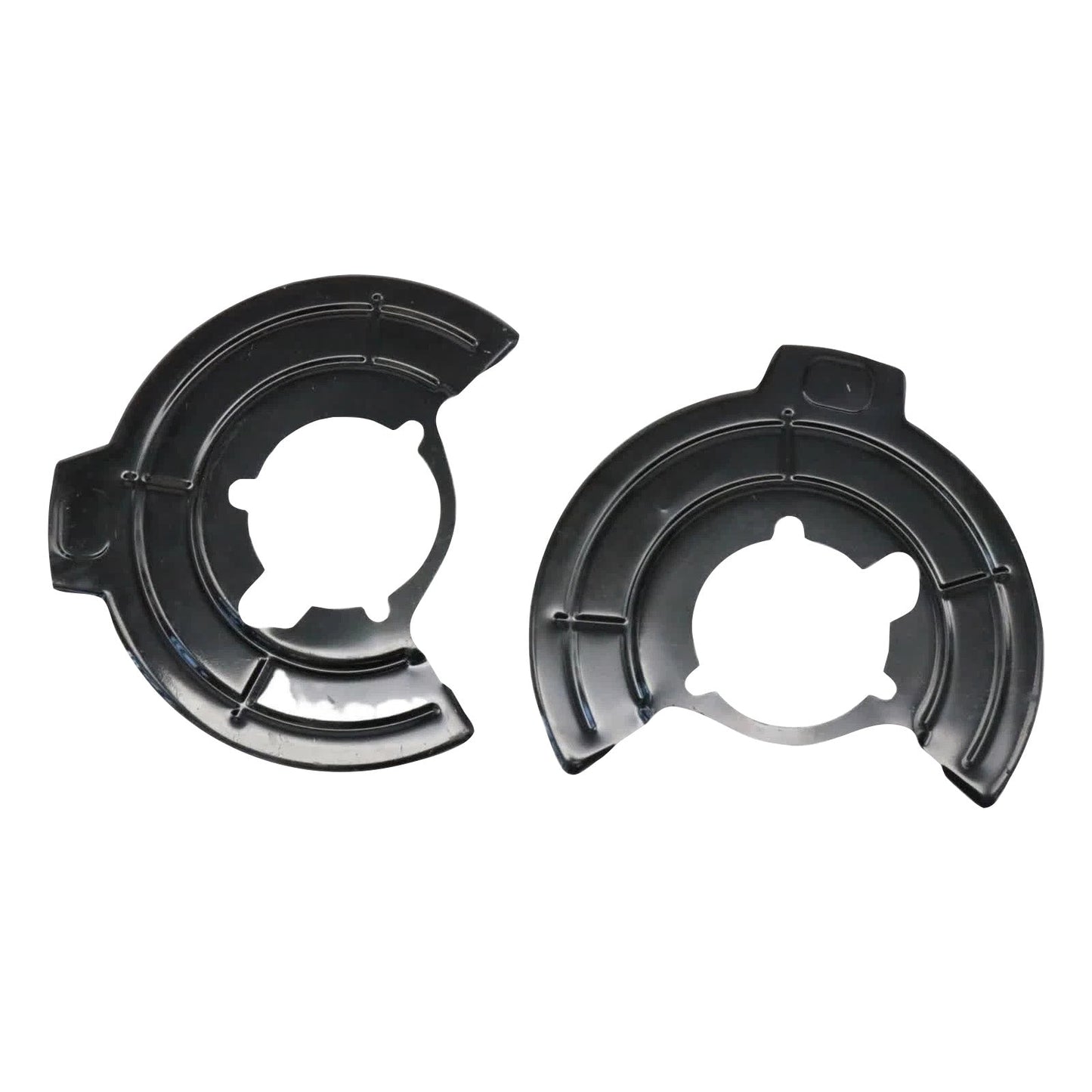 Left & Right Brake Dust Shield 68043286AB Fit Jeep Wrangler JK 2007-2018 Black