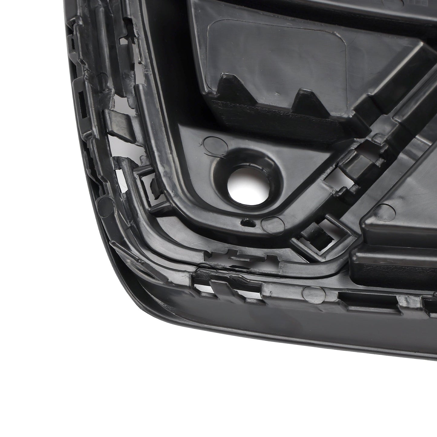 2019-2022 Audi Q3 S-Line 2PCS Gloss Black Front Bumper Grille Cover