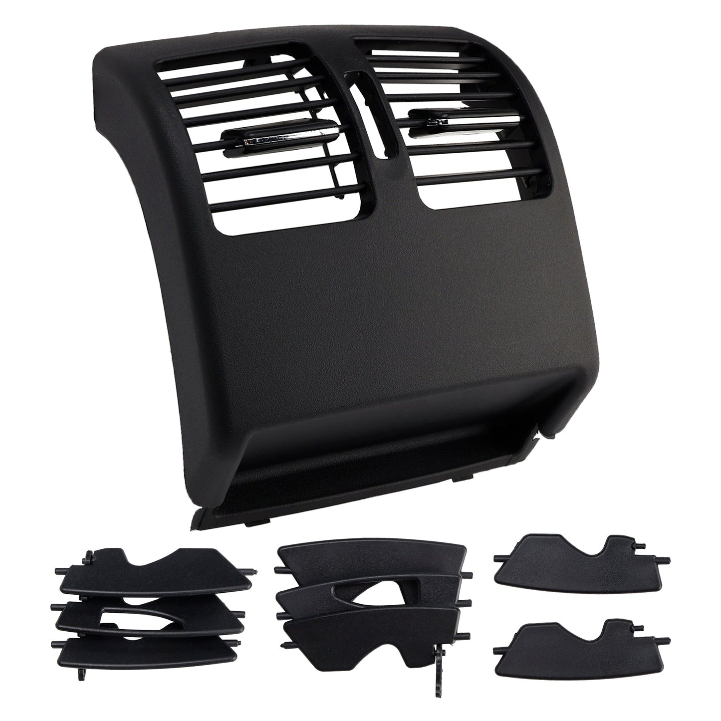 2007-2014 Mercedes Benz C-Class W204 Rear Center Console Air Vent AC Panel Cover Black