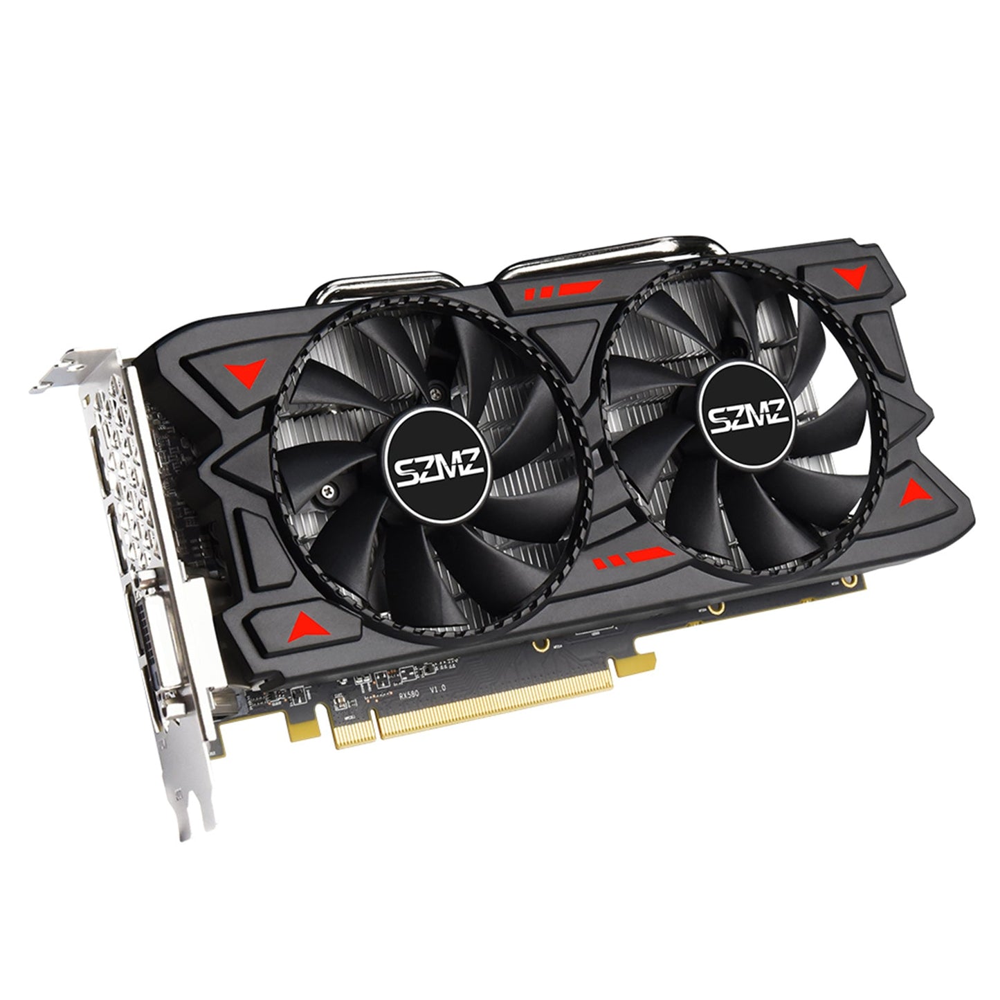 RX580 8G Independent Graphics Card Dual Fans Desktop Computer Lighting Card