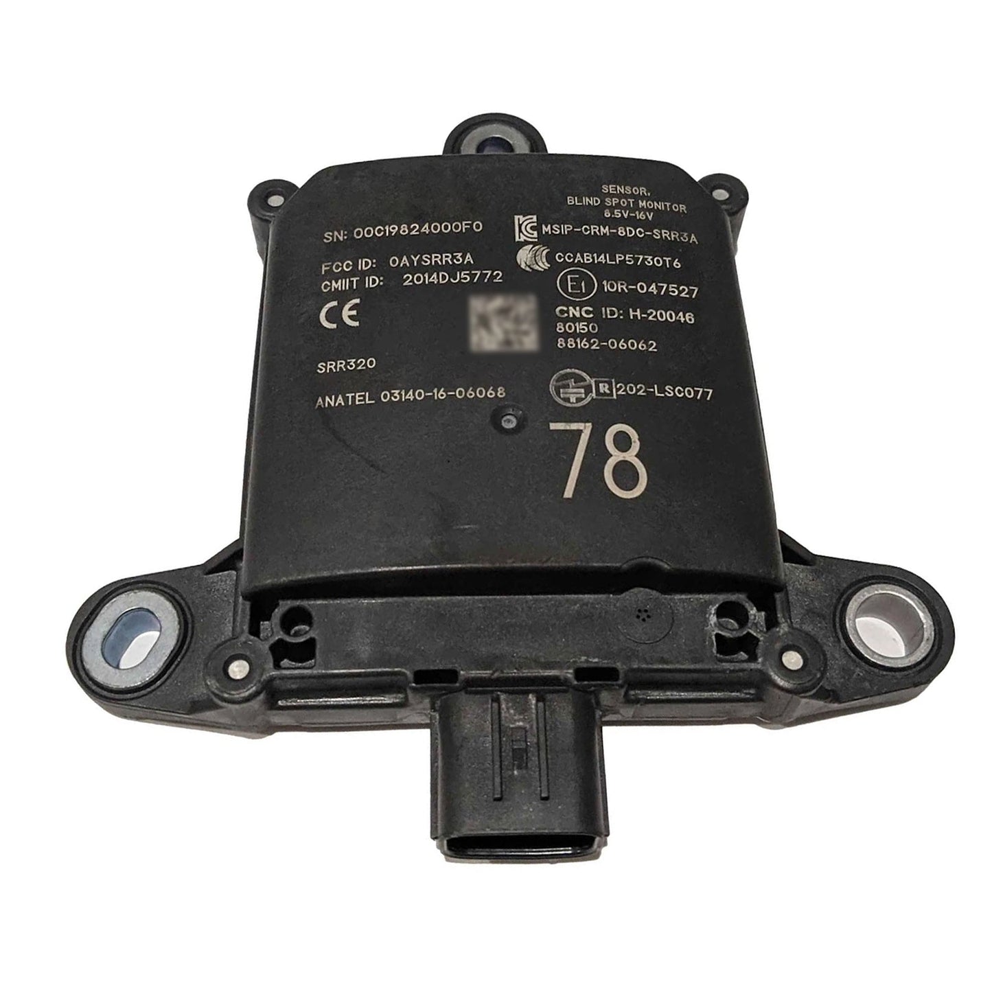 2019-2020 For Lexus ES300h 2.5L L4-Electric/Gas Rear Blind Spot Radar Sensor Module 88162-06062