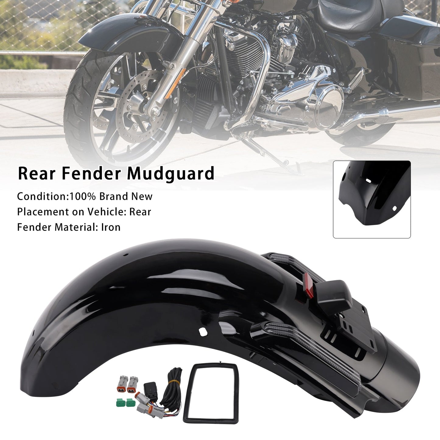 2025 Harley Touring Street Glide Ultra Rear Fender System