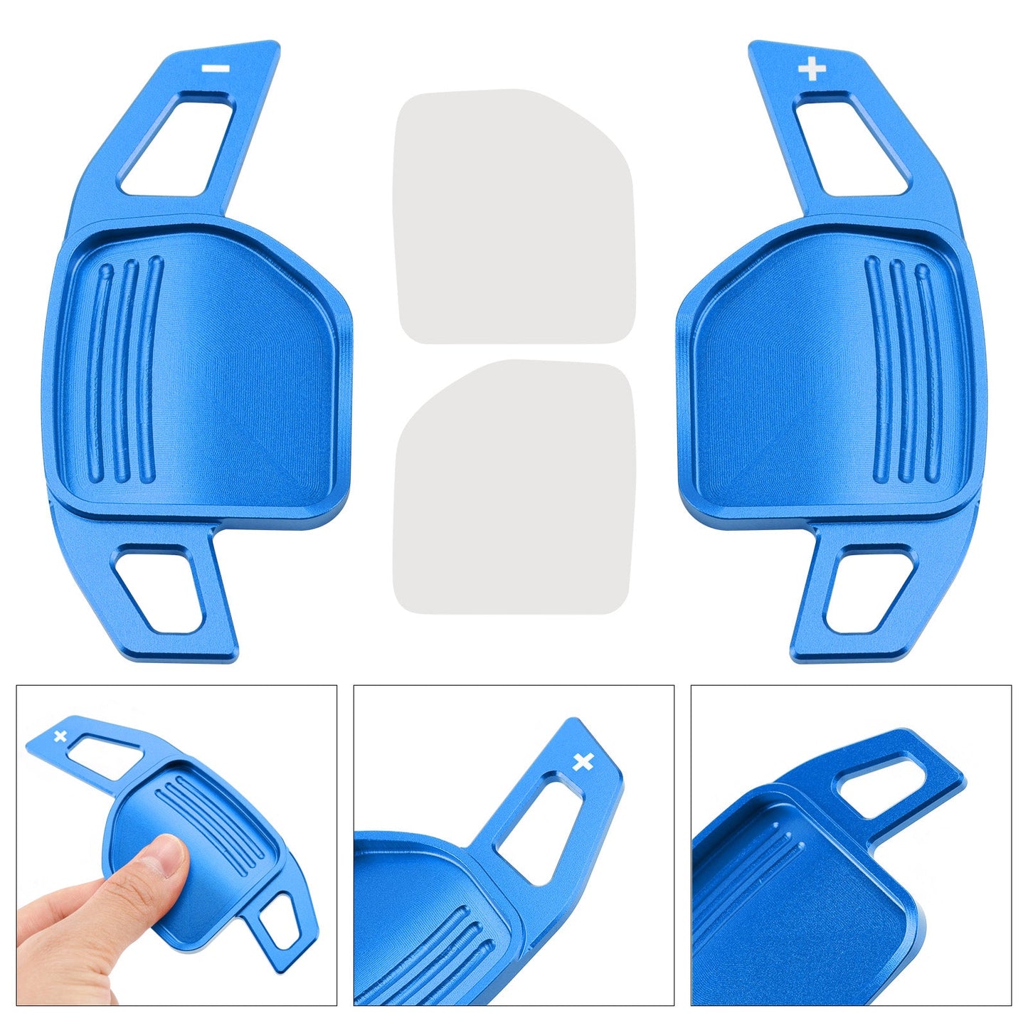 Steering Wheel Paddle Shifter For Audi A3 A4 A5 A6 TT Q5 08-14 Aluminium