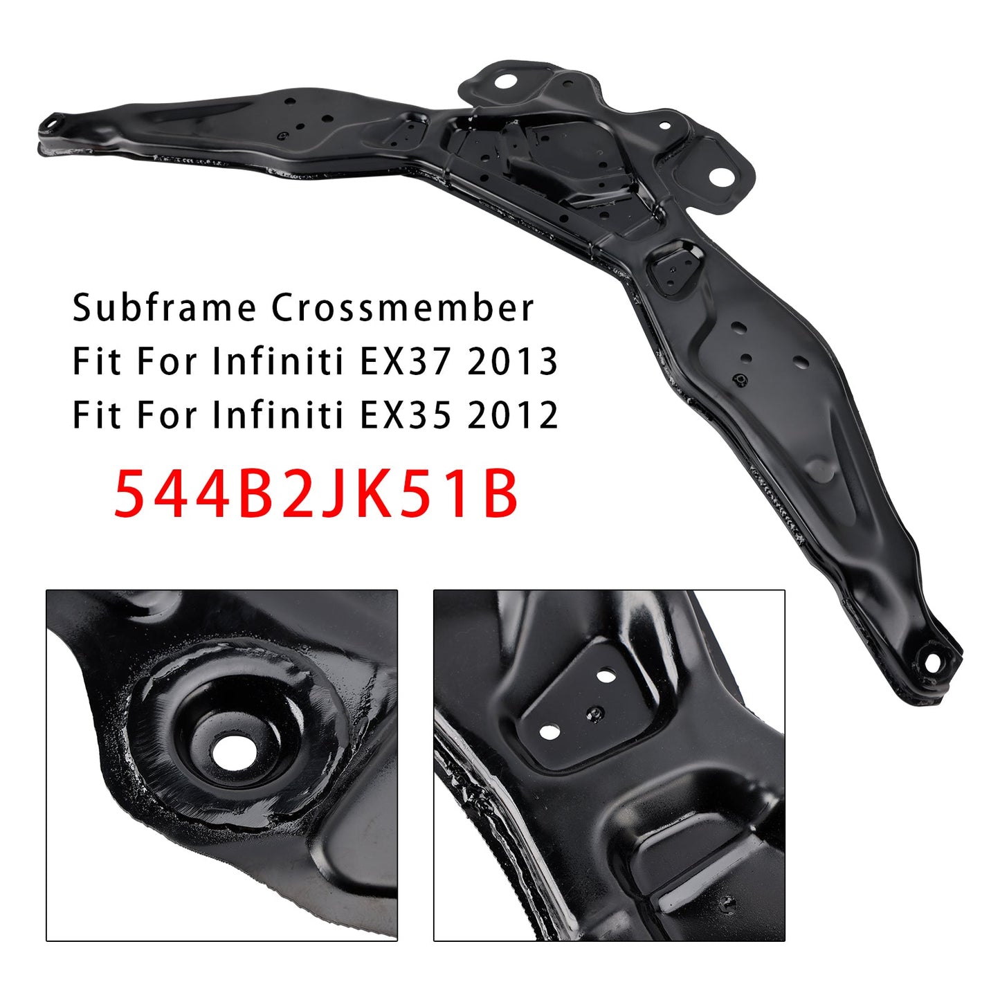 2012 Infiniti EX35 Front Crossmember Subframe Bracket 544B2JK51A