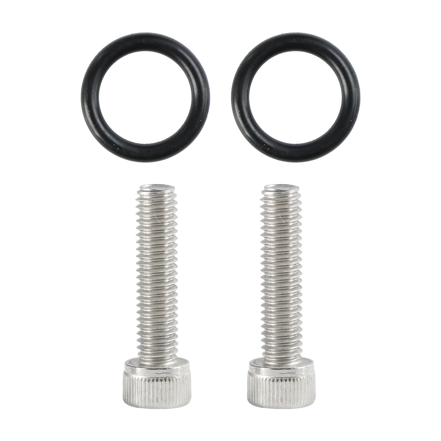 2 Pack Oil Cooler Adapter -6AN ORB Oring In/Out Port Plate LS1 LSX LS3 LS LS2