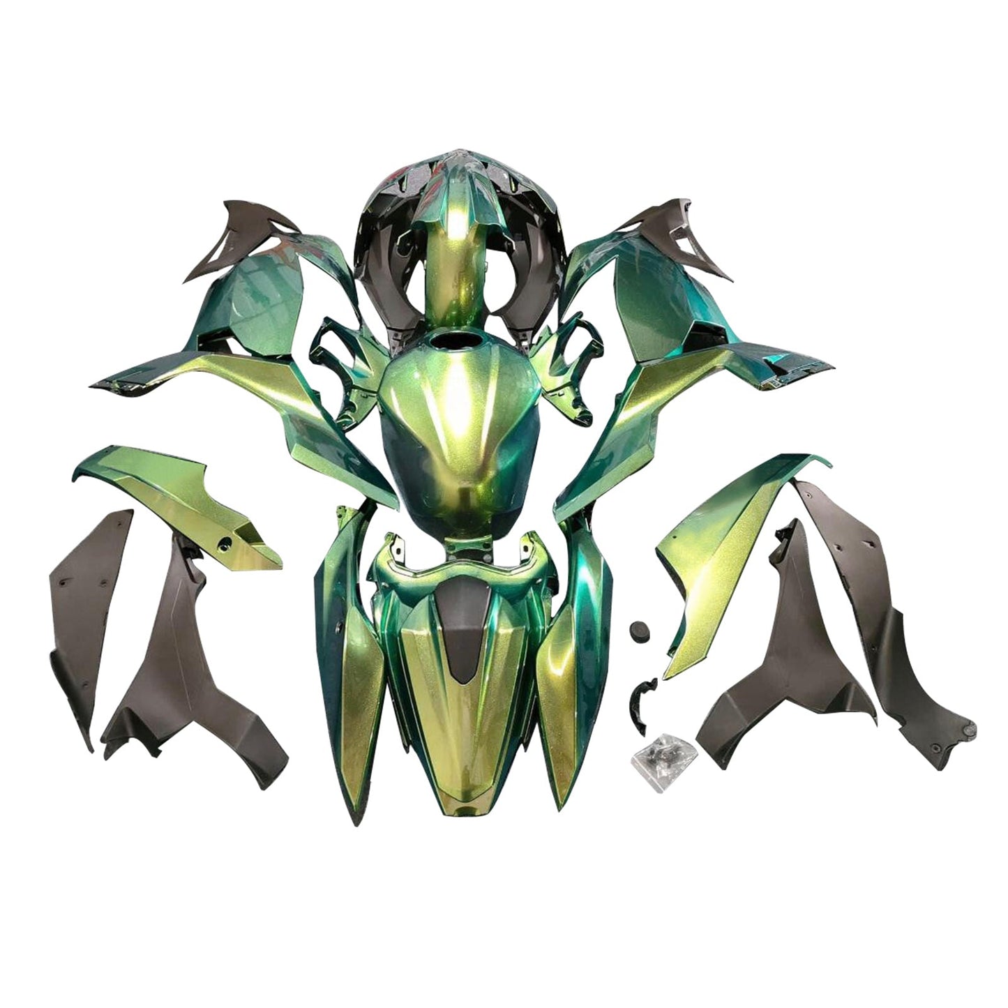 Injection Fairing Kit Bodywork Plastic ABS fit For Kawasaki EX400 Ninja400 2018-2024