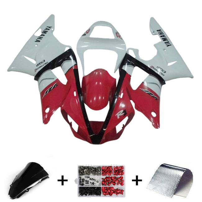 2000-2001 Yamaha YZF 1000 R1 Injection Fairing Kit Bodywork Plastic ABS