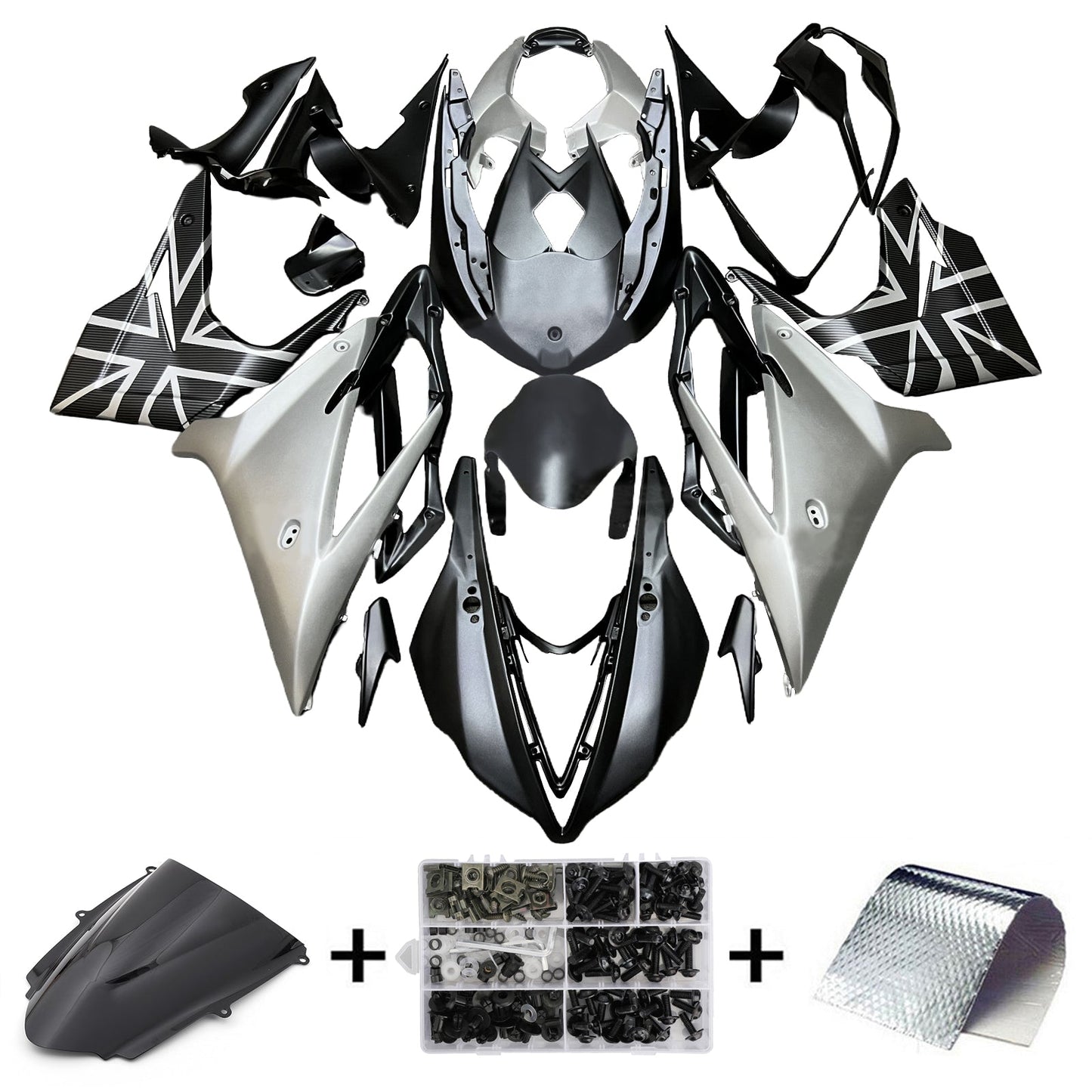 2013-2017 Triumph Daytona 675 Injection Fairing Kit Bodywork Plastic ABS