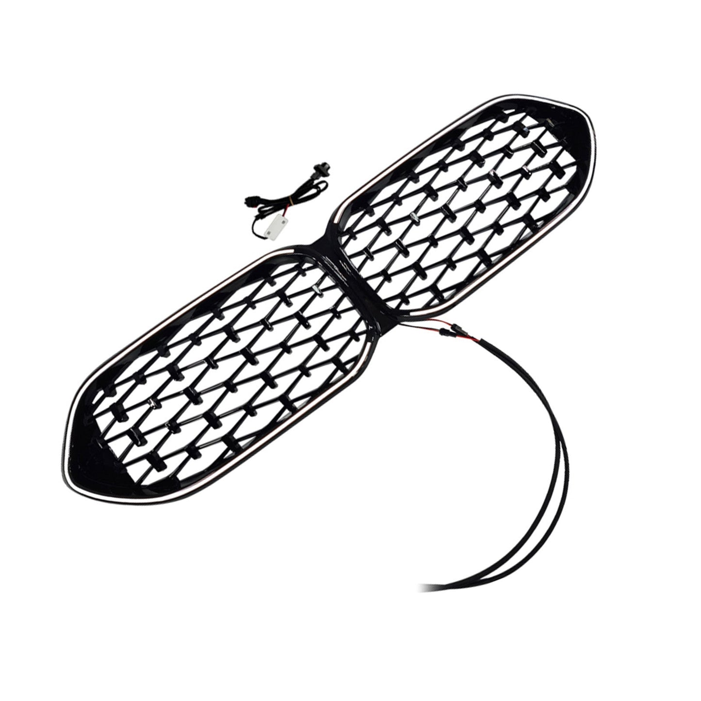 2020-2023 Fit BMW 2 Series F44 Coupe Diamond Gloss Black Front Grille Grill