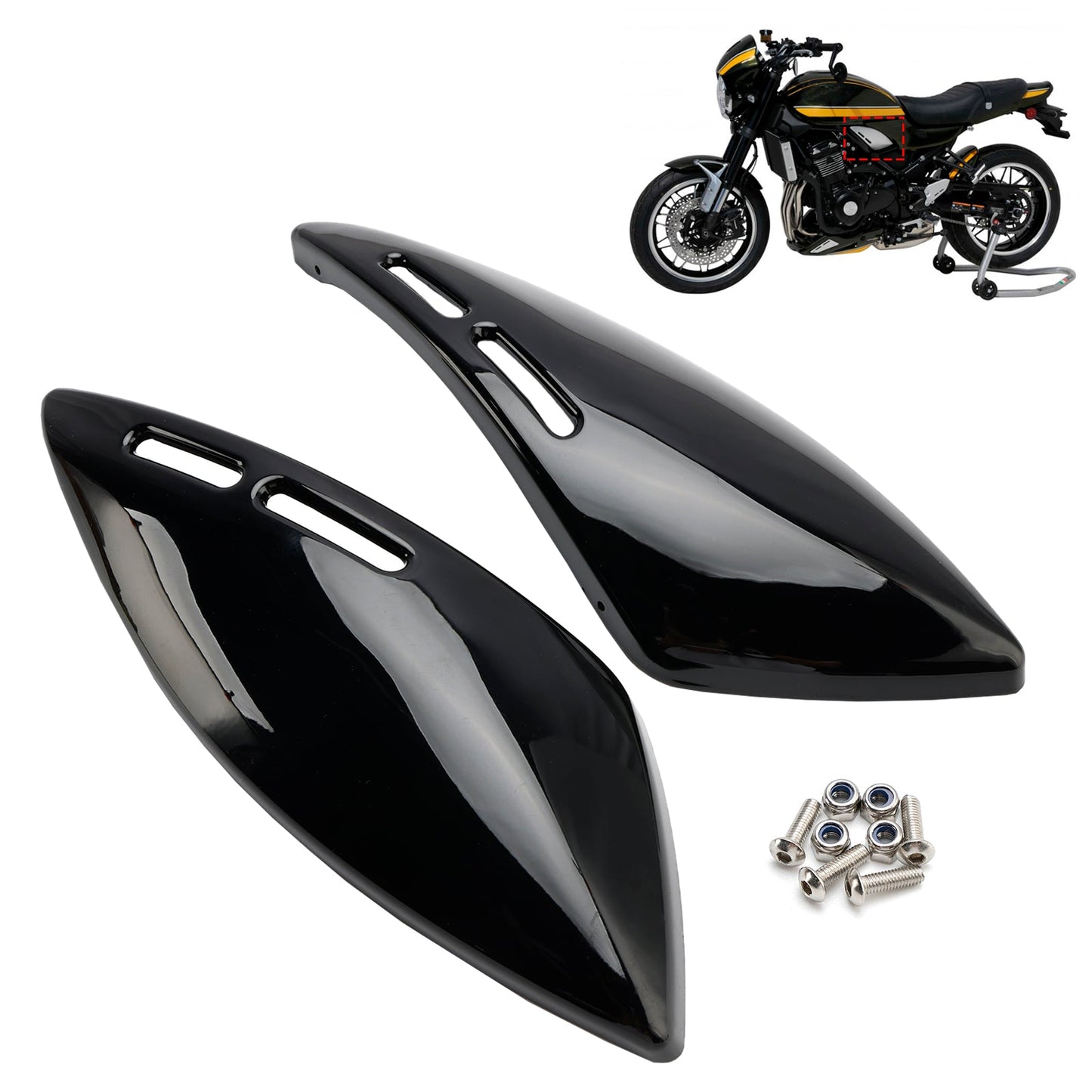 2018-2024 Kawasaki Z900RS Gas Tank Side Cover Panel Fairing Cowl