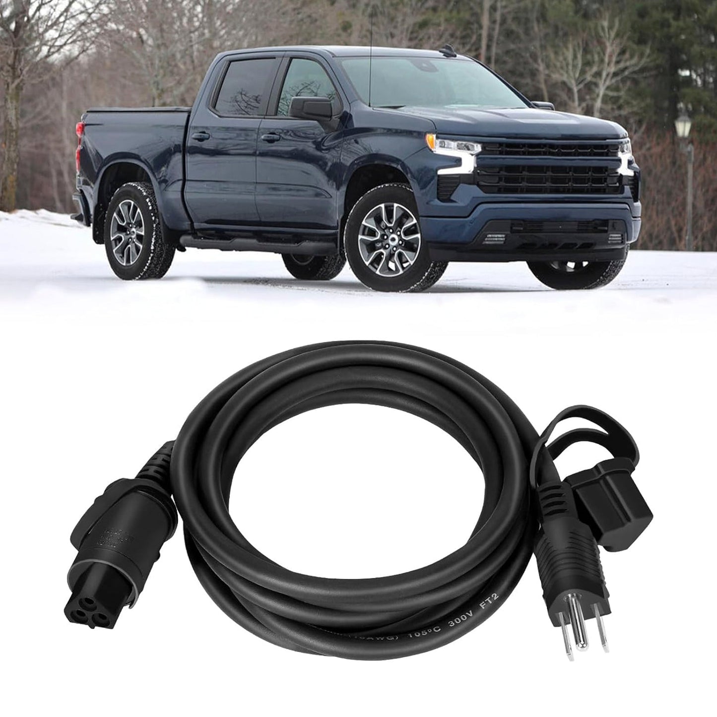 2020-2024 GM Chevy Silverado 2500/3500 HD Duramax Trucks Engine Coolant Block Heater Cable 84564686