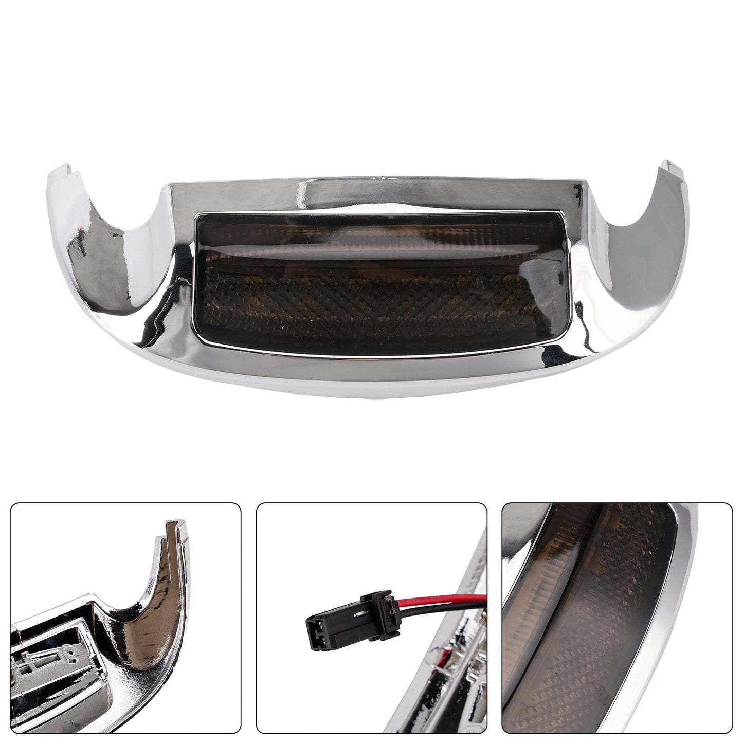 Front Fender Tip LED Lens Fit For Electra Glide Ultra Limited Low 2014-2023