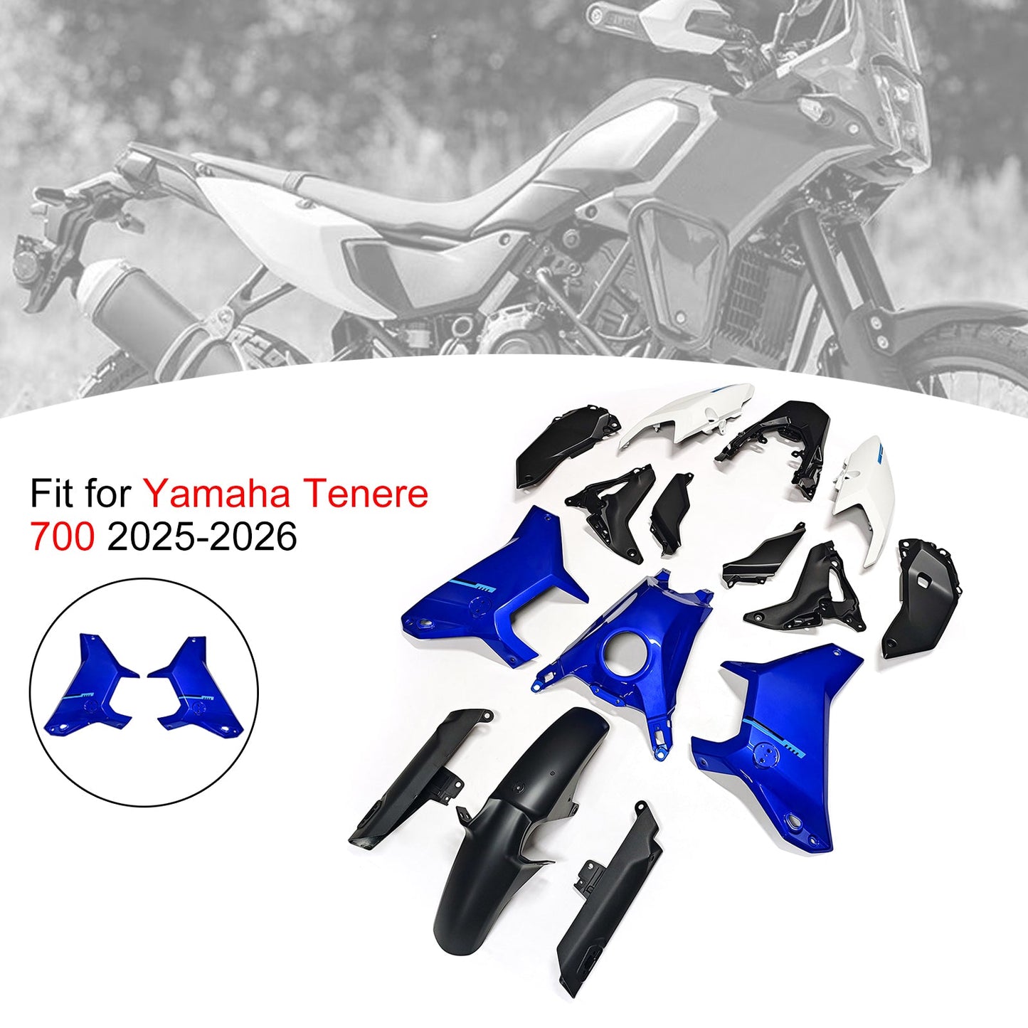 Injection Bodywork Fairing Kit for Yamaha Tenere 700 T700S 2025-2026